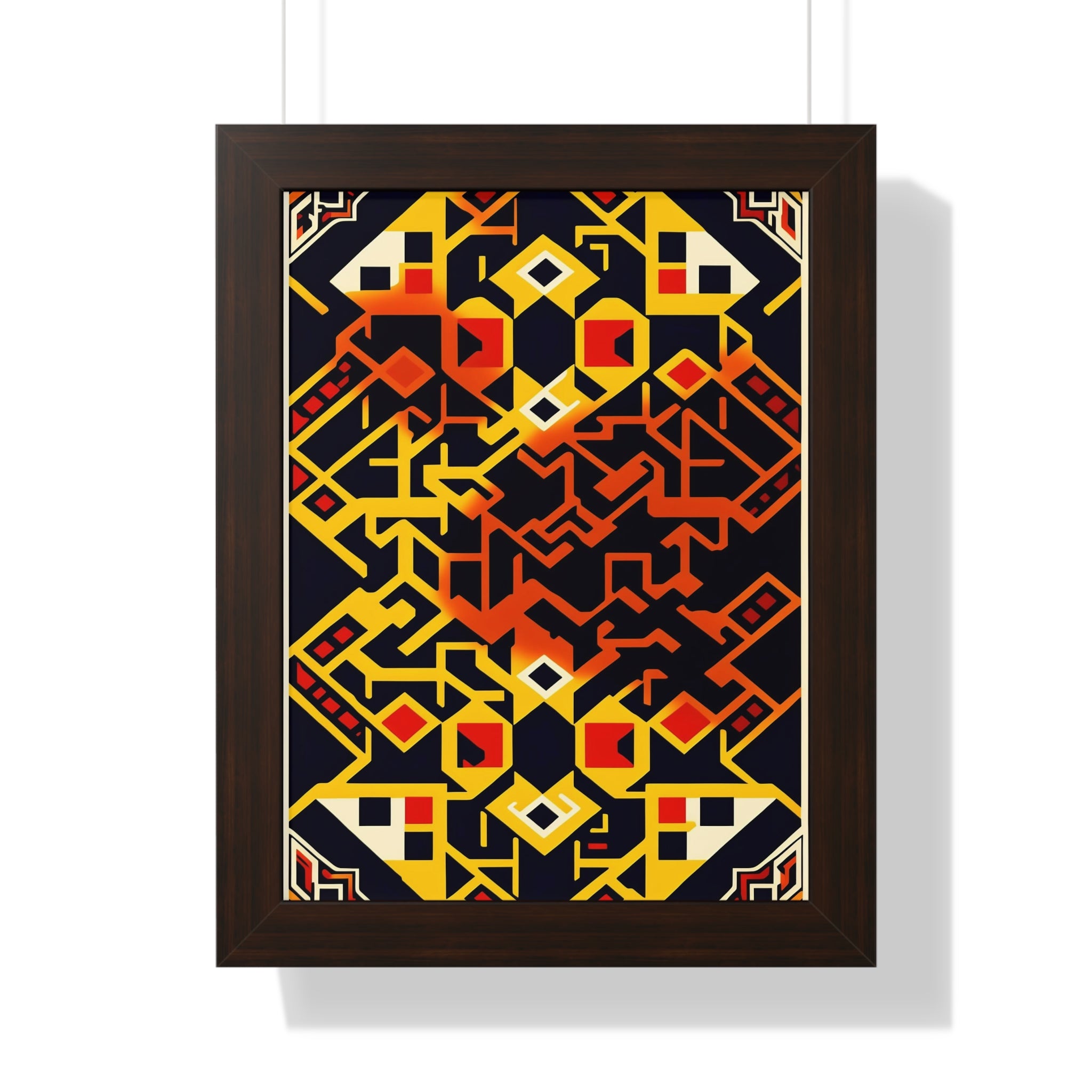 "BOHO" Framed Vertical Poster