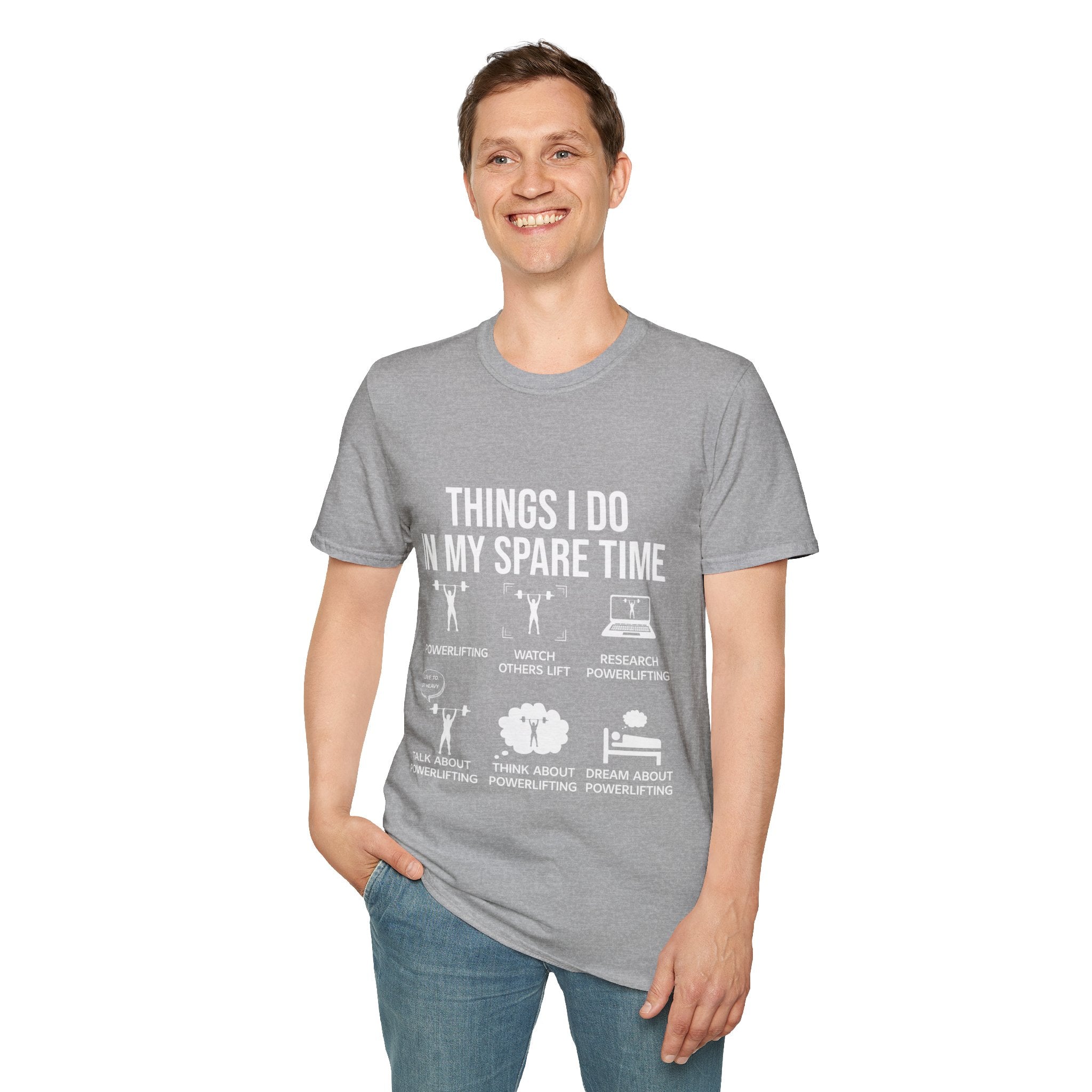 "Things I Do In My Spare Time"  Unisex Soft style T-Shirt