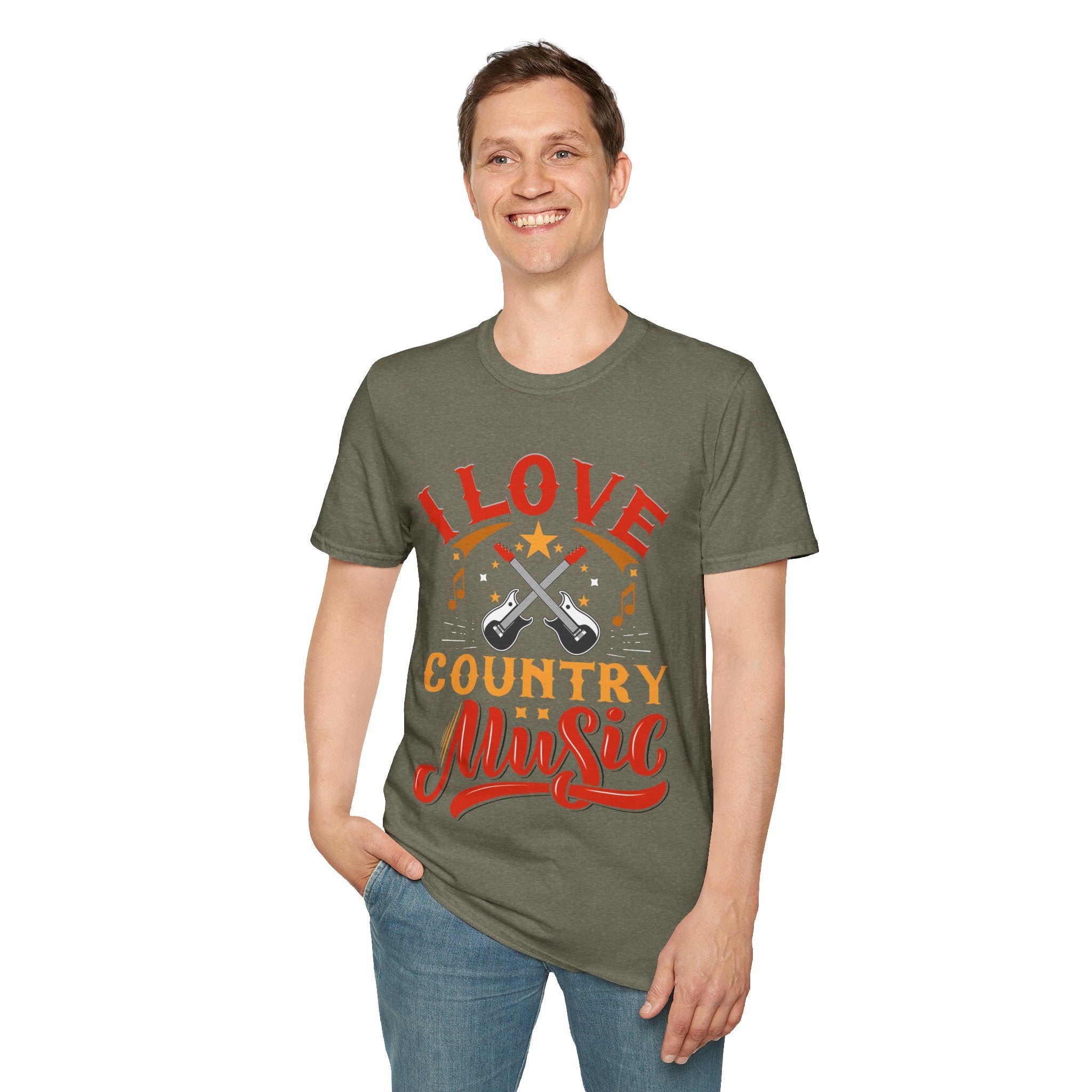 "I Love Country Music" Unisex Soft style T-Shirt