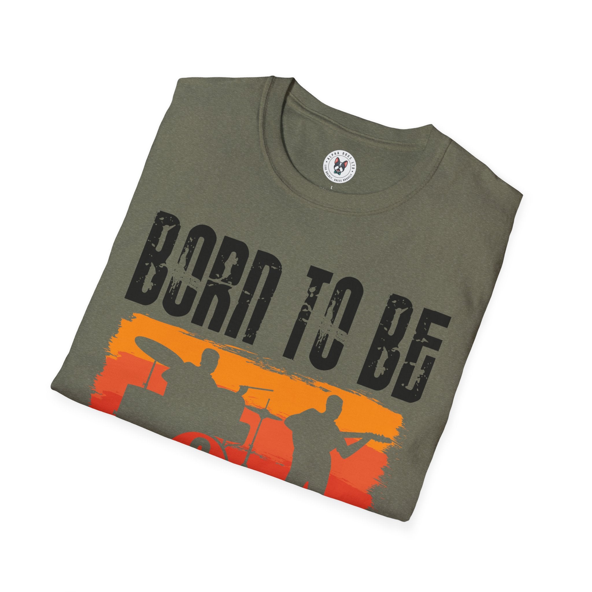 "Born To Be Musician"  Unisex Soft style T-Shirt