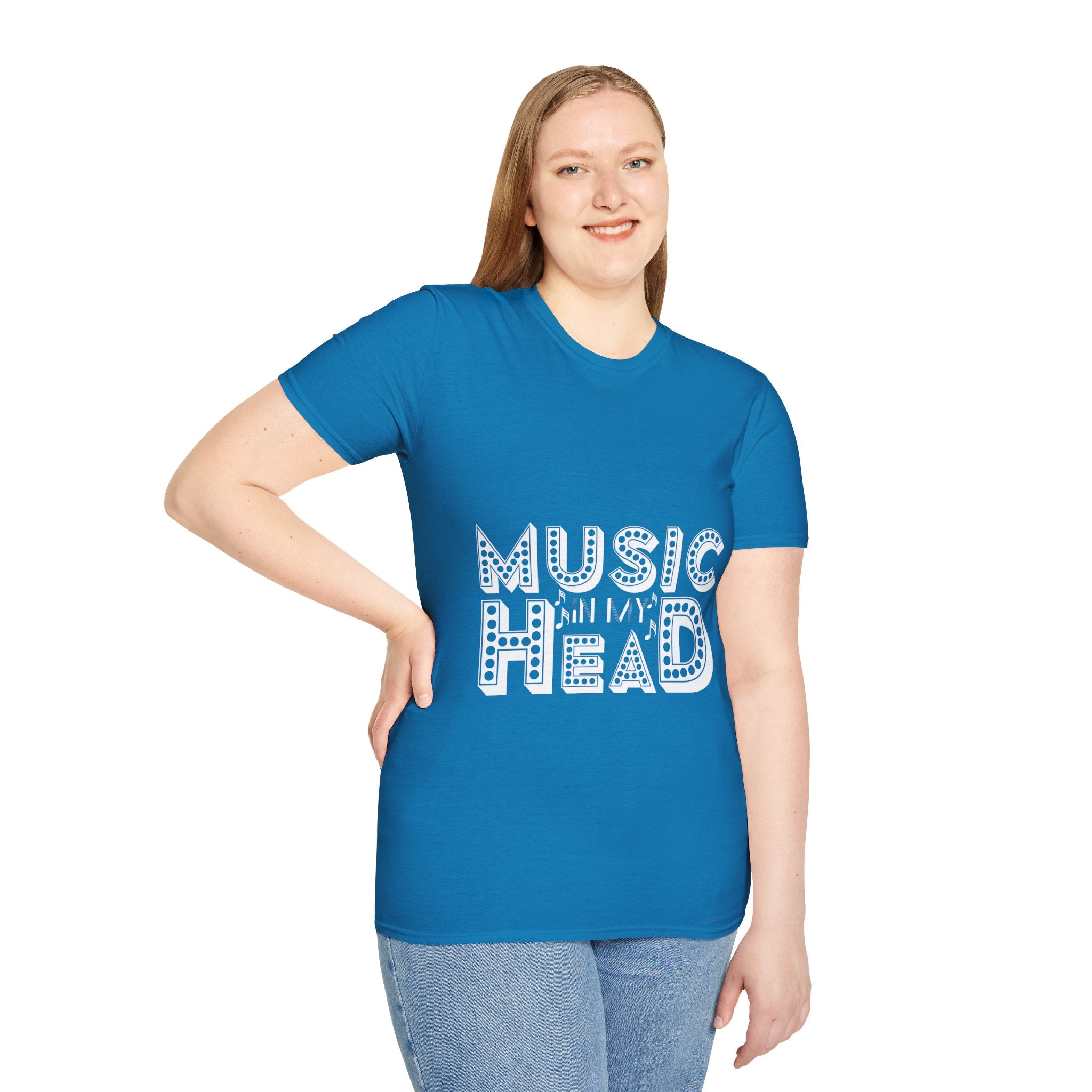 "Music In My Head" Unisex Soft style T-Shirt