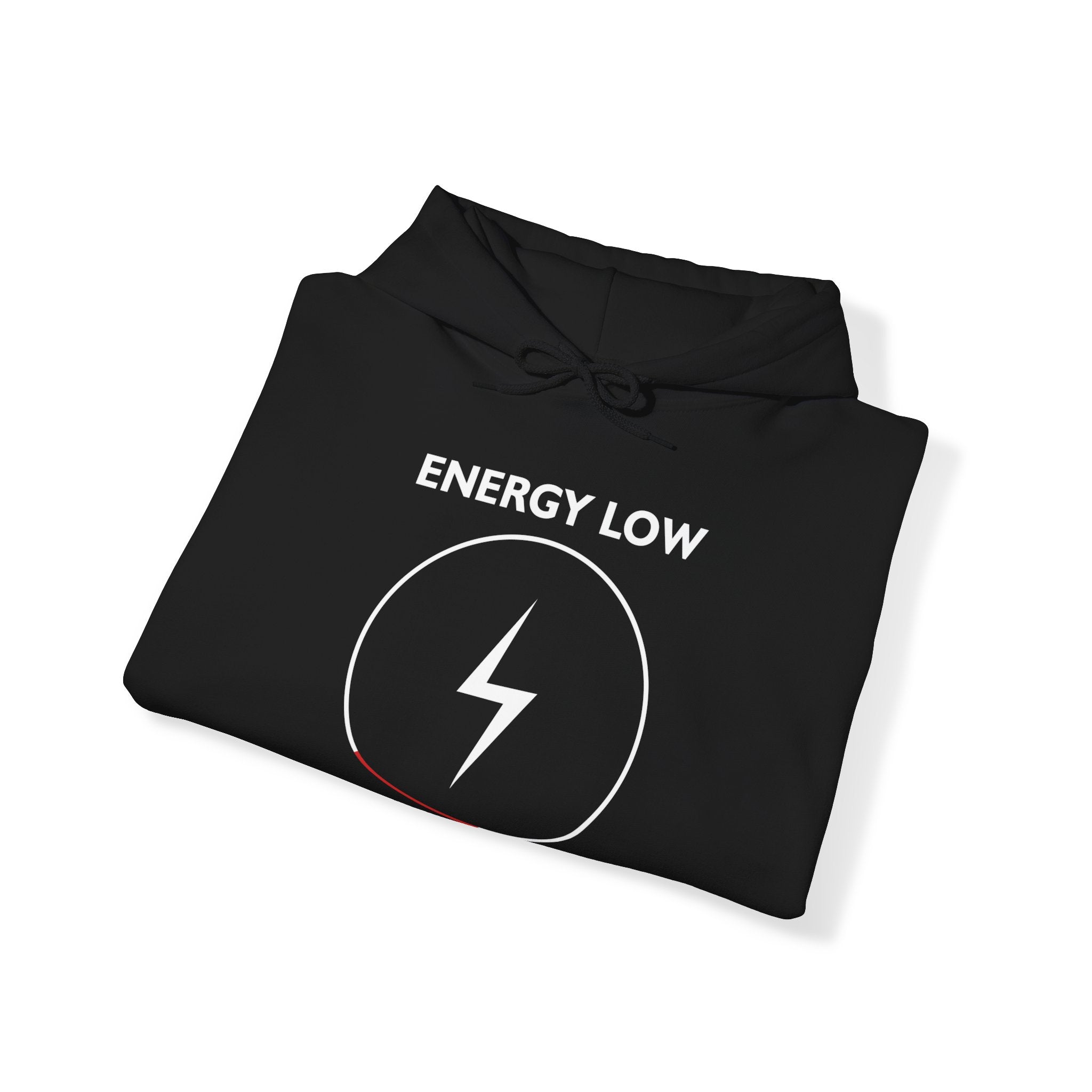 "ENERGY LOW NEED COFFEE" Unisex Heavy Blend™ Hooded Sweatshirt