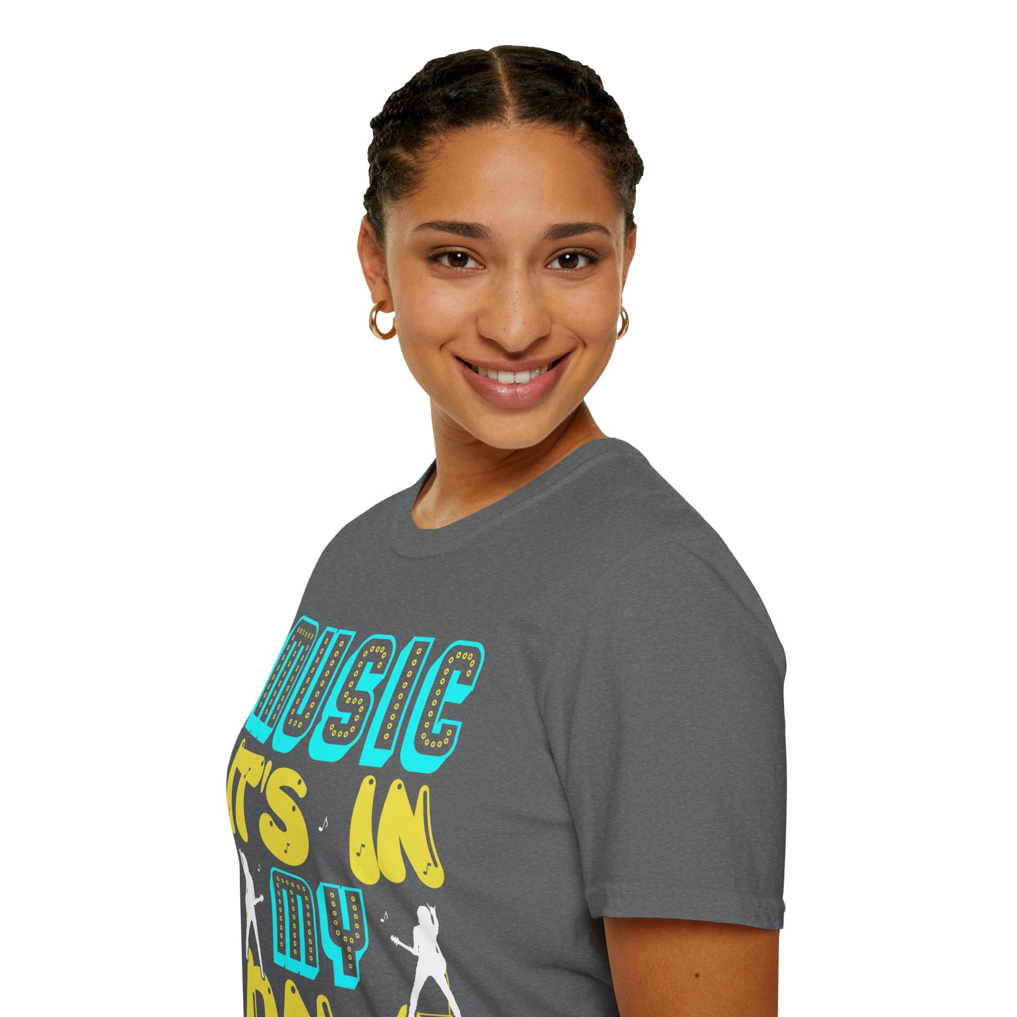 "Music Its In My DNA" Unisex Soft style T-Shirt