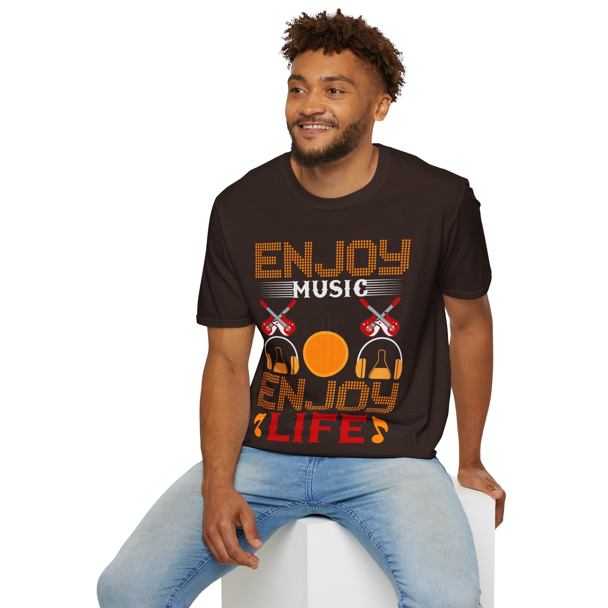 "Enjoy Music Enjoy Life" Unisex Soft style T-Shirt