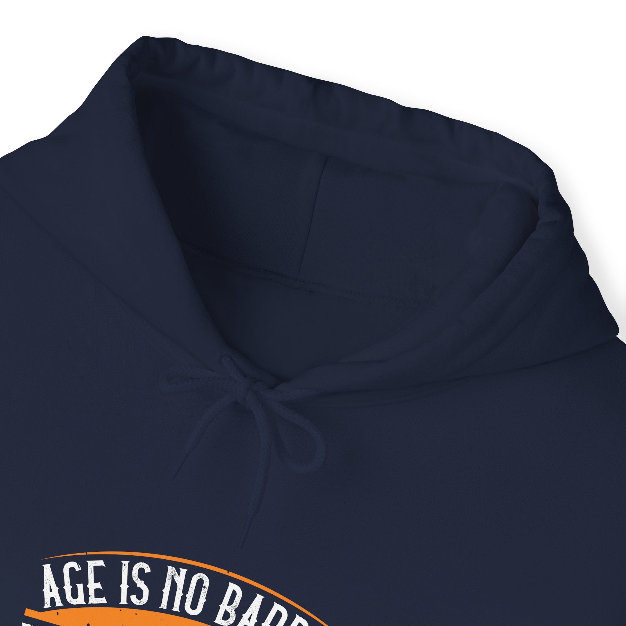 "Age Is No Barrier Its A Limitation You Put On Your Mind"  Unisex Heavy Blend™ Hooded Sweatshirt