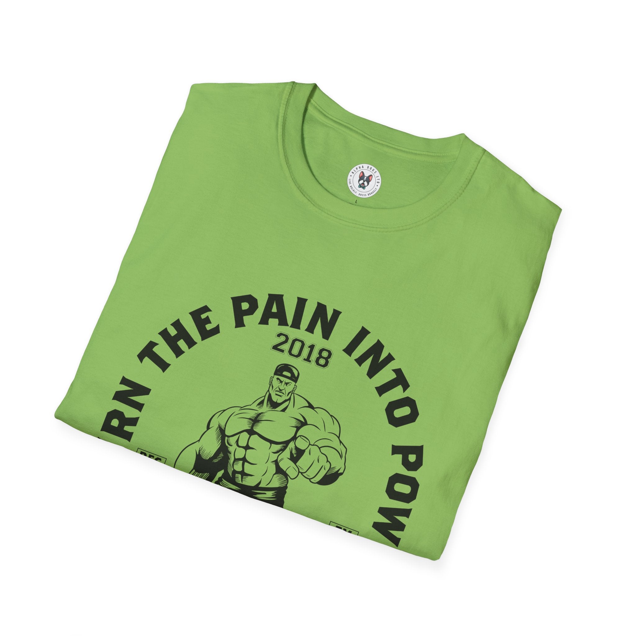 "Turn The Pain Into Power" Unisex Soft style T-Shirt