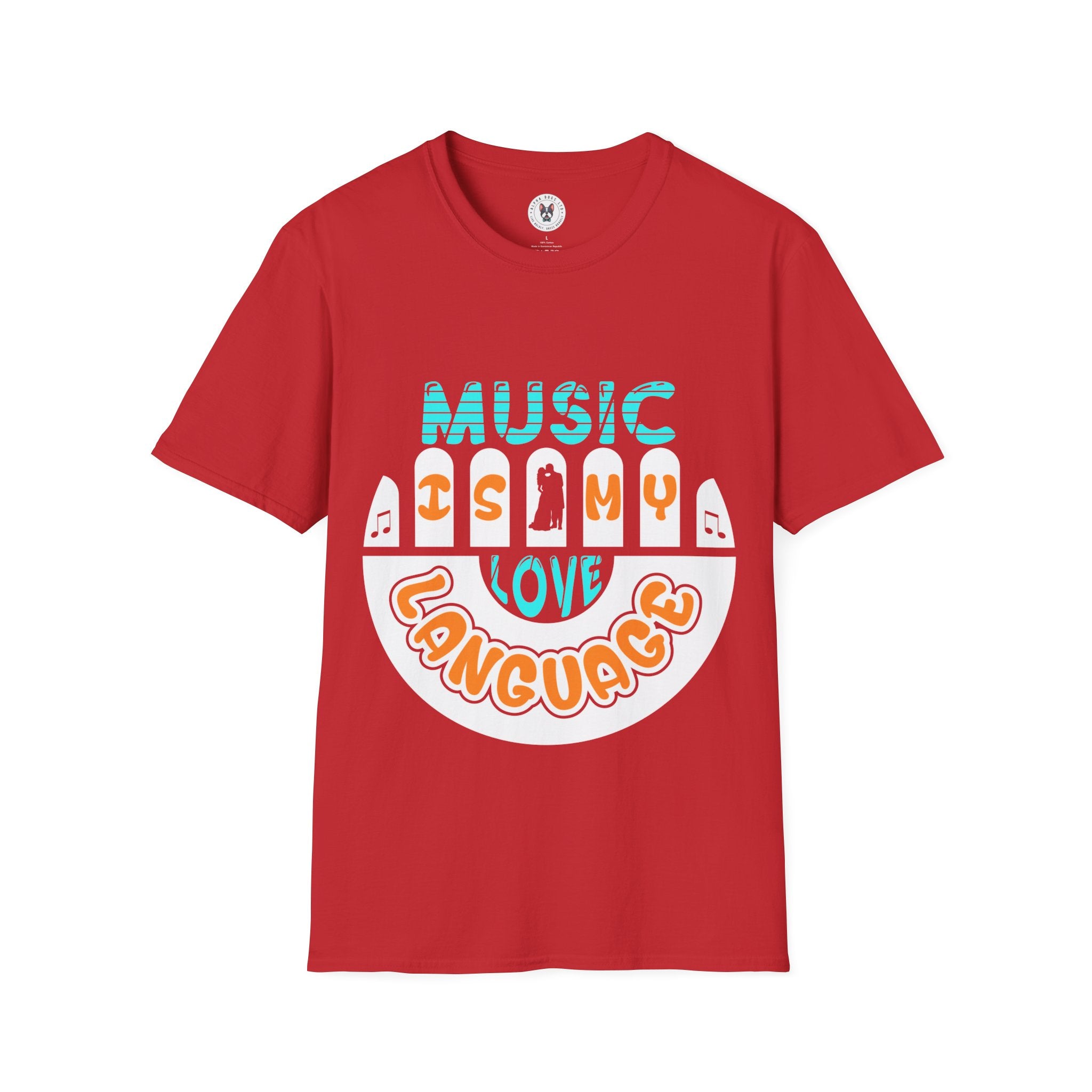 "Music In My Love Language" Unisex Soft style T-Shirt