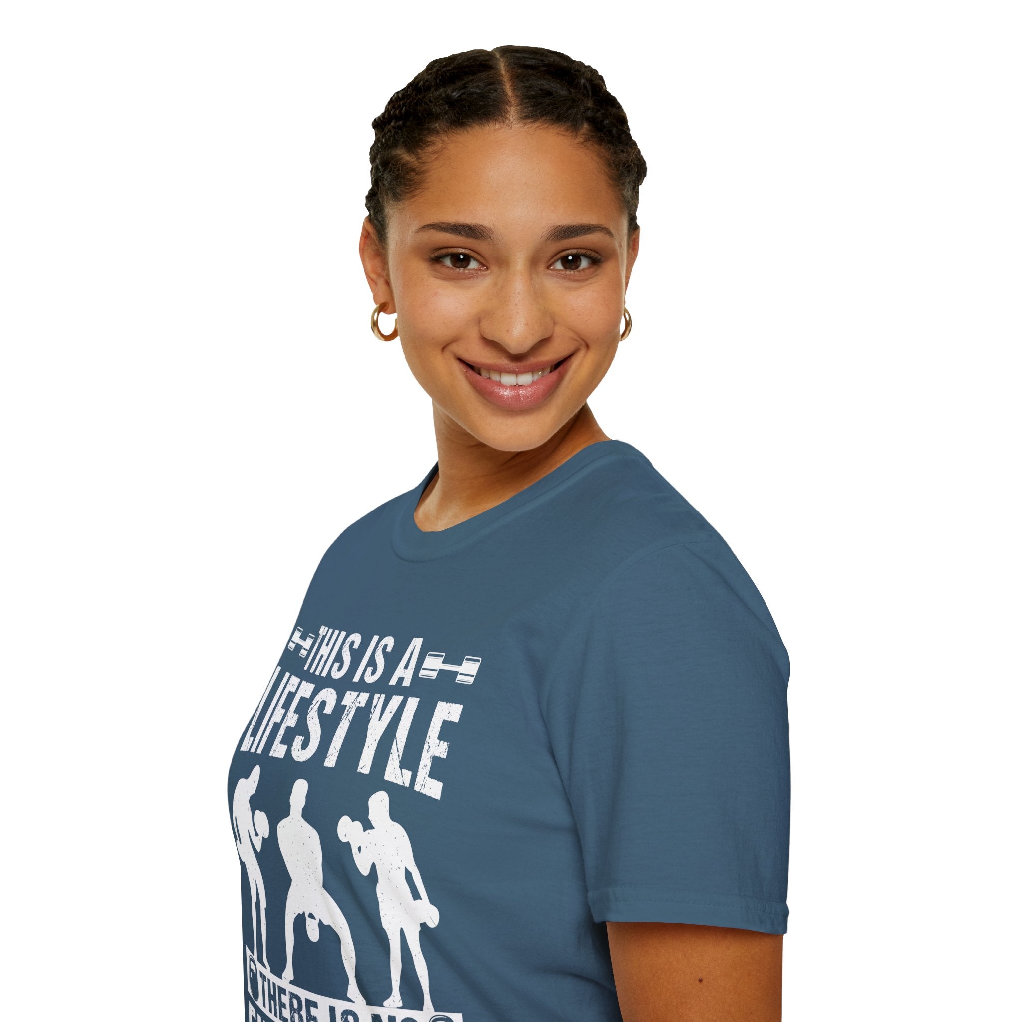 "This Is A Life Style There Is No Finish Line" Unisex Soft style T-Shirt