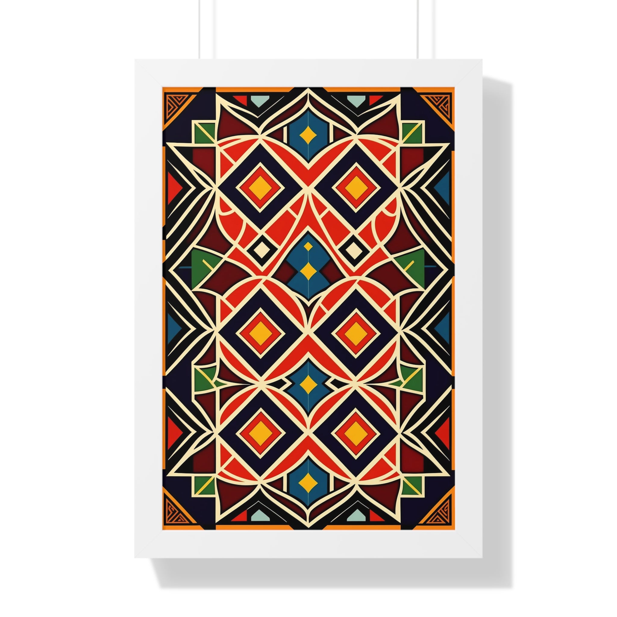 "BOHO" Framed Vertical Poster