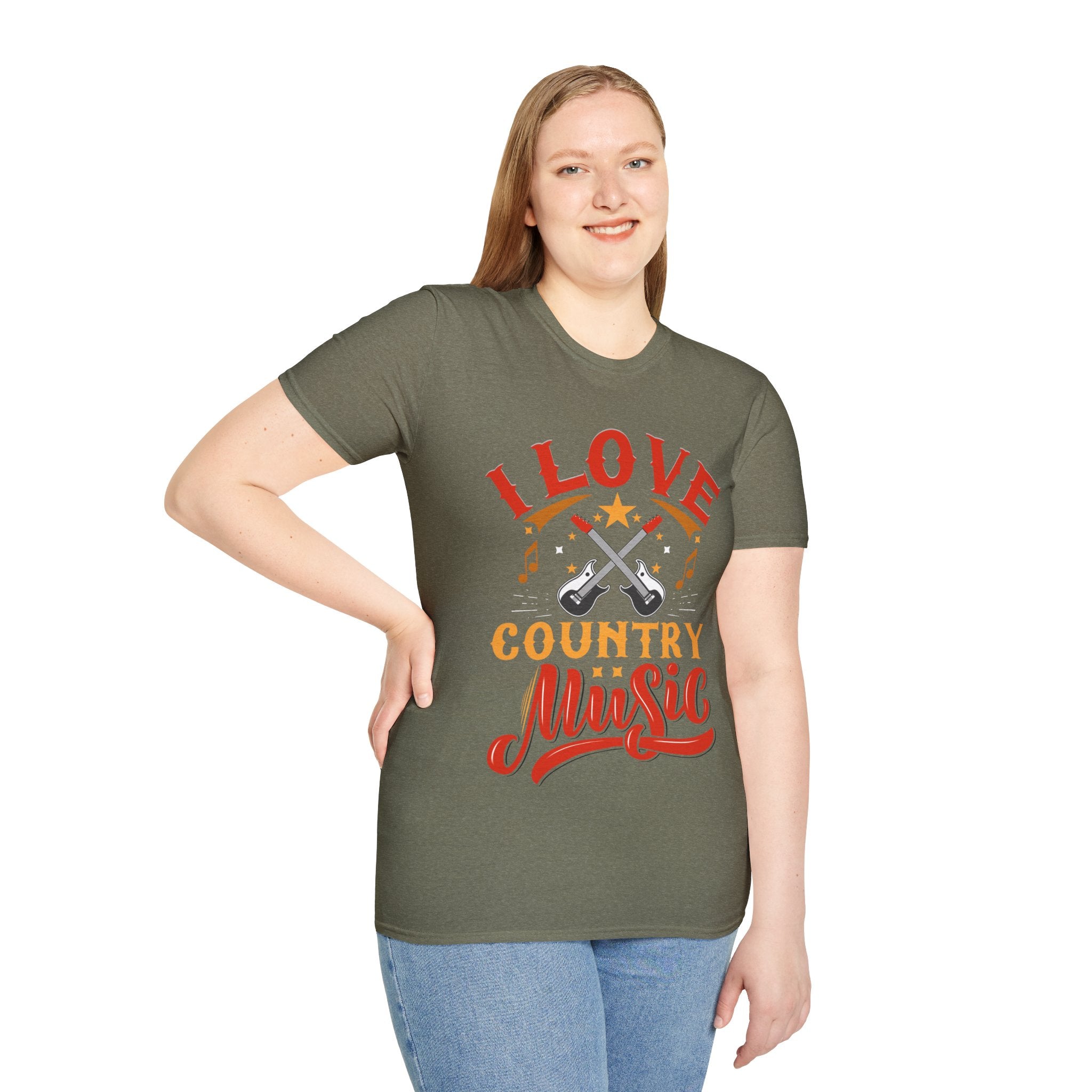 "I Love Country Music" Unisex Soft style T-Shirt