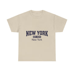 New York Unisex Heavy Cotton Tee