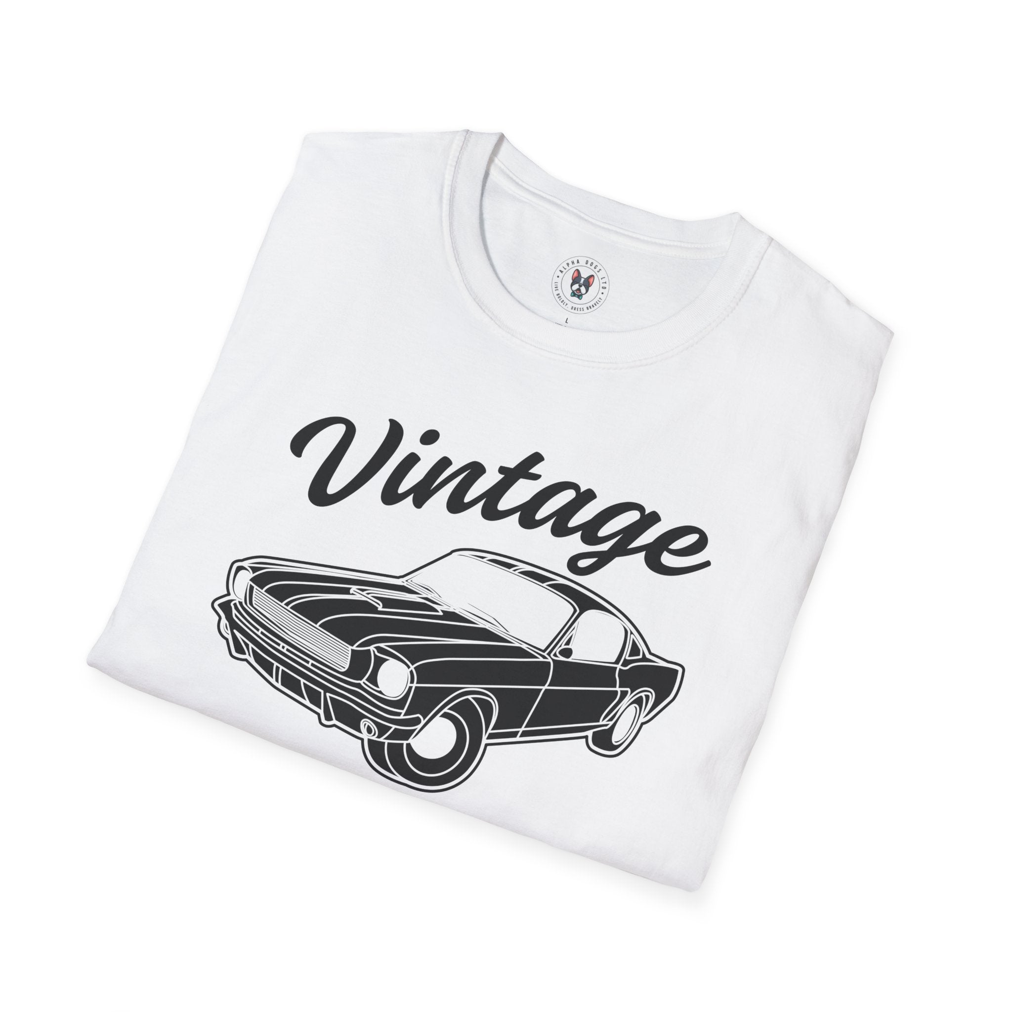 "VINTAGE AMERICAN STEEL" Unisex Soft style T-Shirt