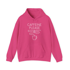 "CAFFEINE PLEASE" Unisex Heavy Blend™ Hooded Sweatshirt