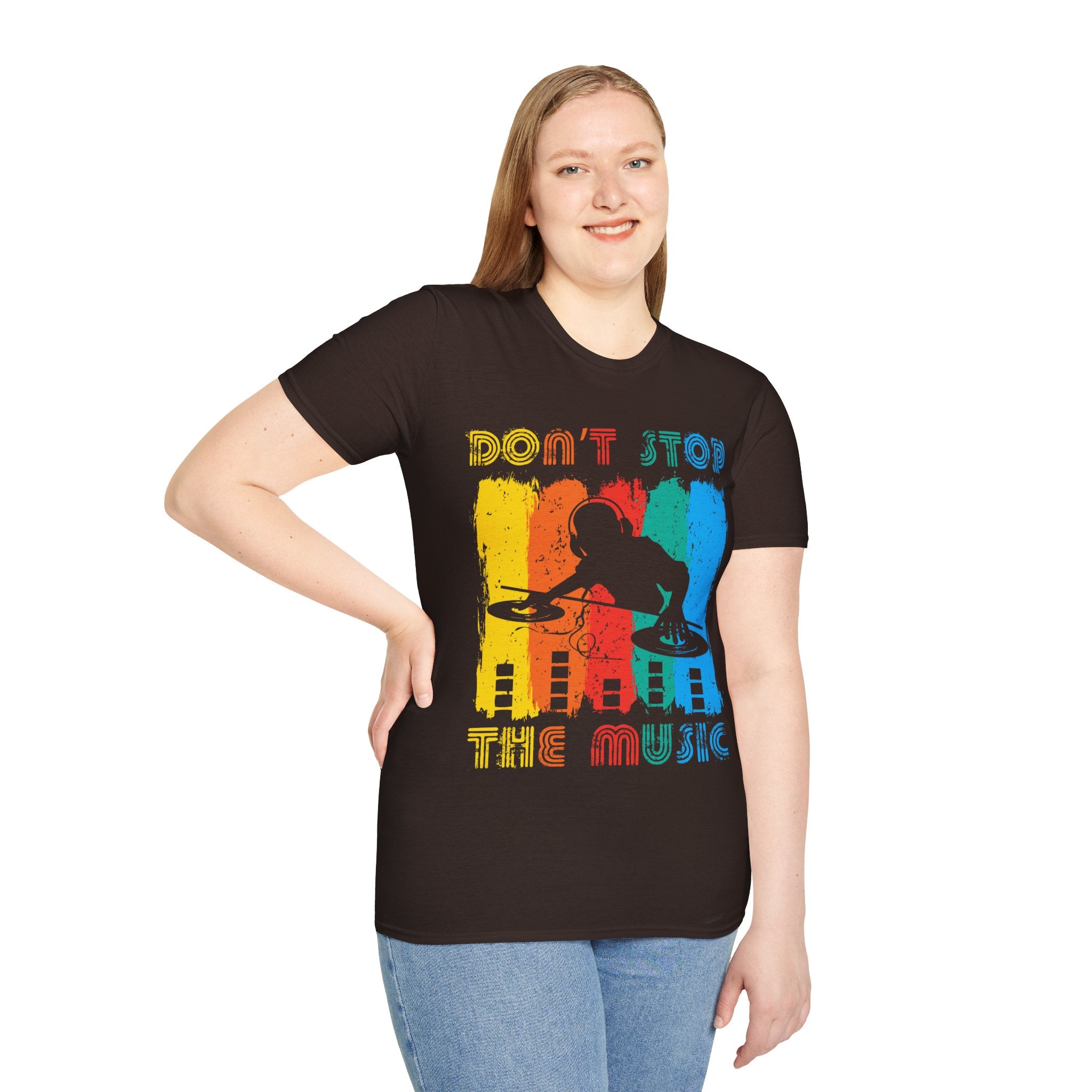 "Don't Stop the Music" Unisex Soft style T-Shirt