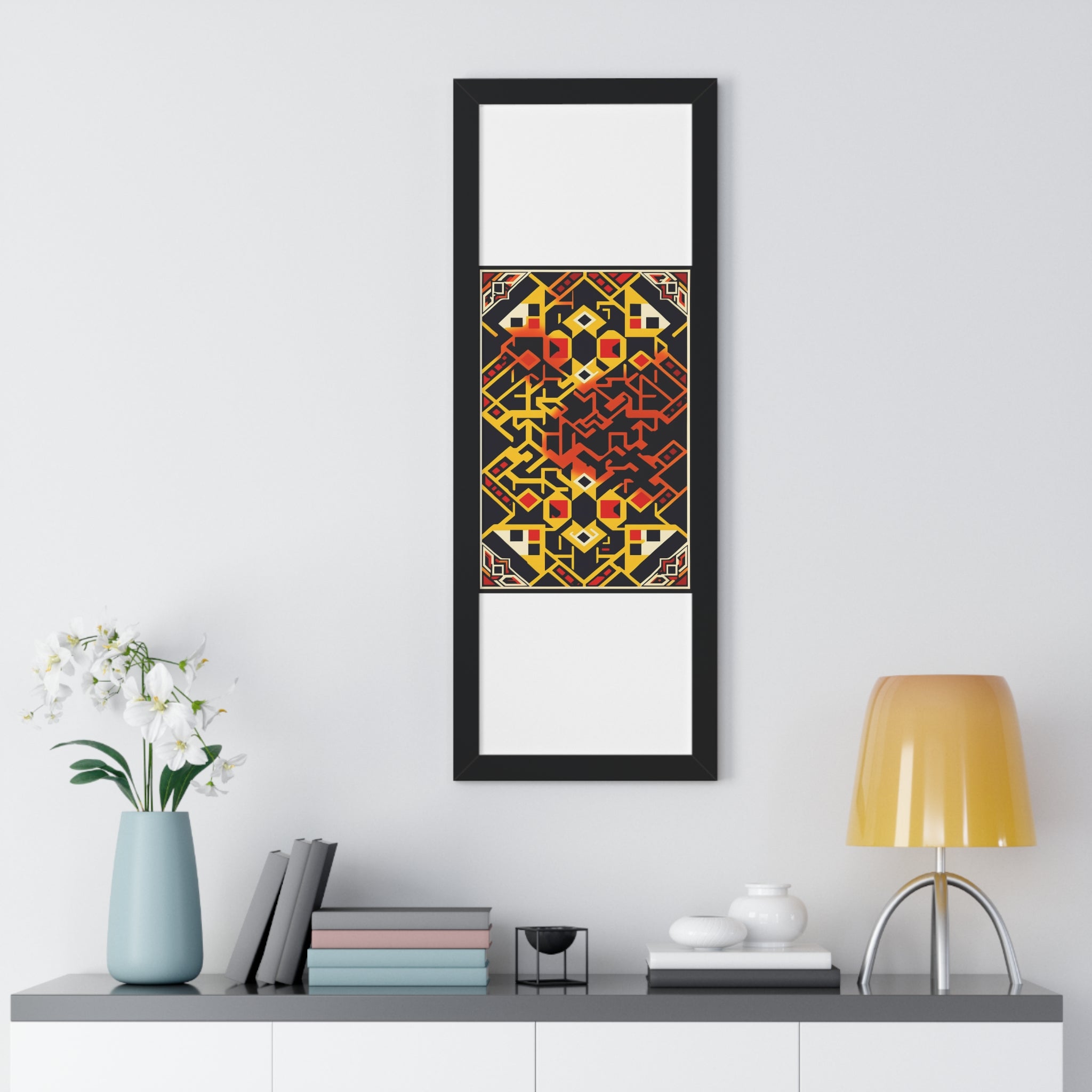 "BOHO" Framed Vertical Poster