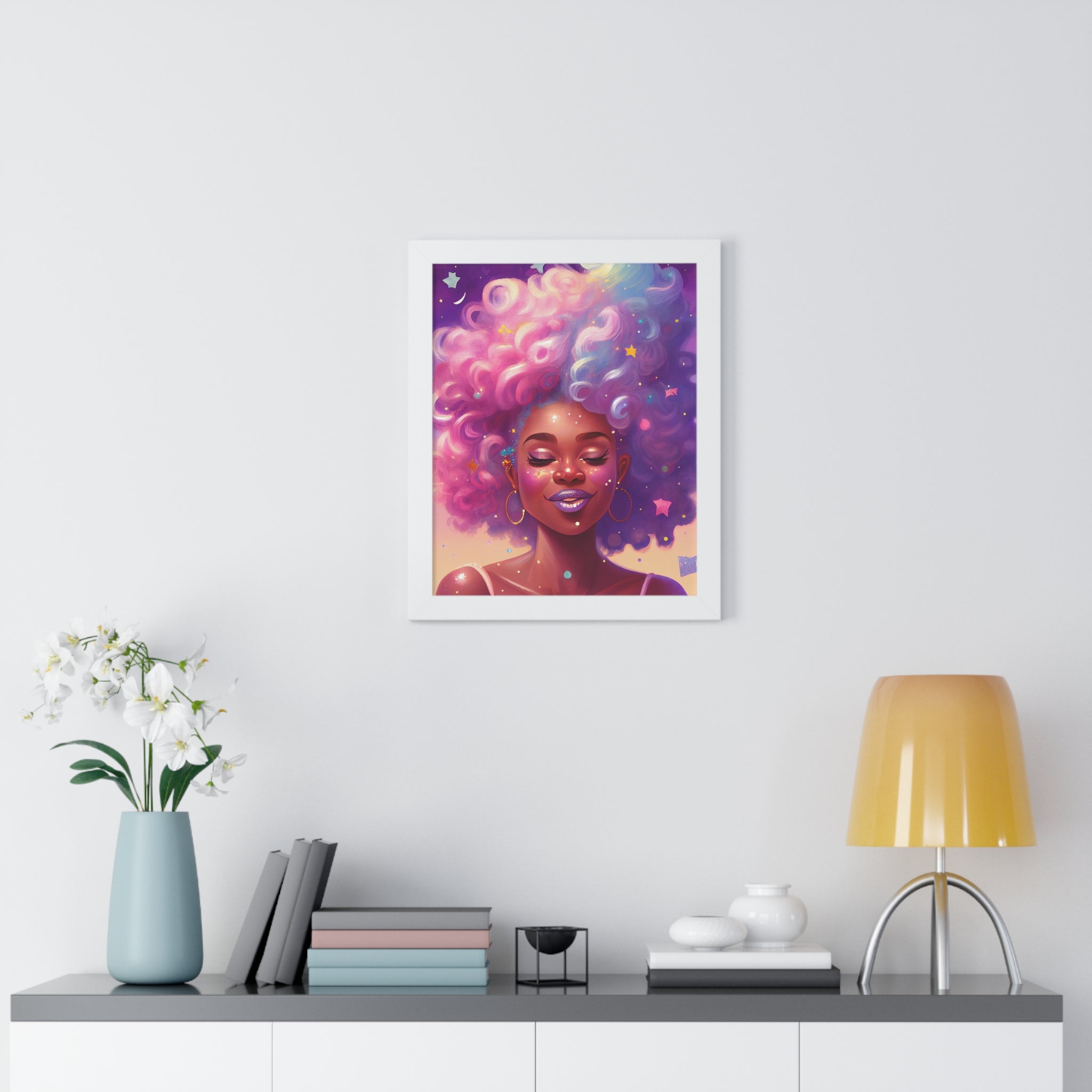 "BLACK GIRL MAGIC" Framed Vertical Poster