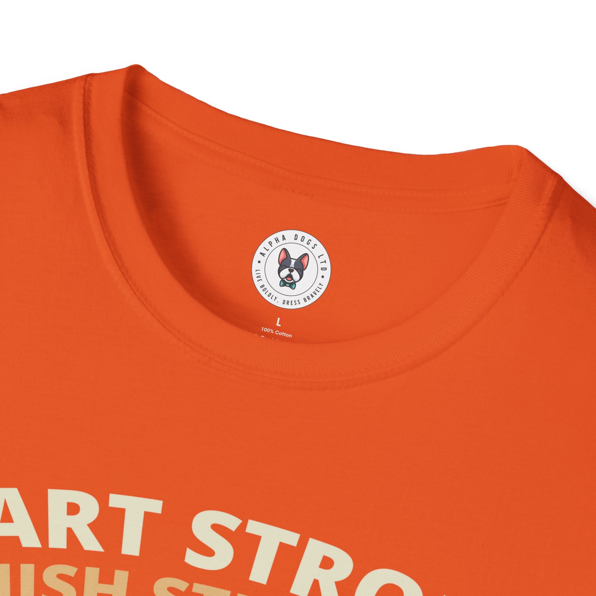 "Start Strong Finish Stronger" Unisex Soft style T-Shirt