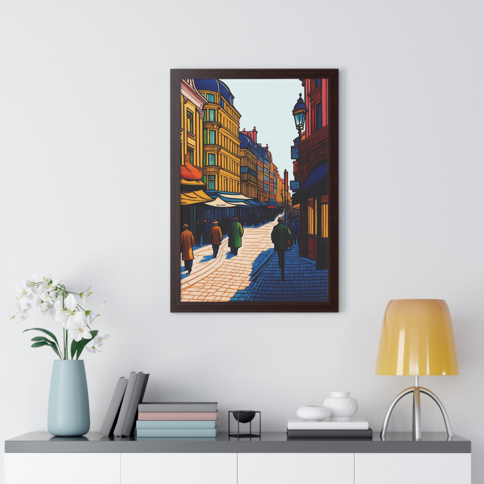 "ARCHITECTURE" Framed Vertical Poster