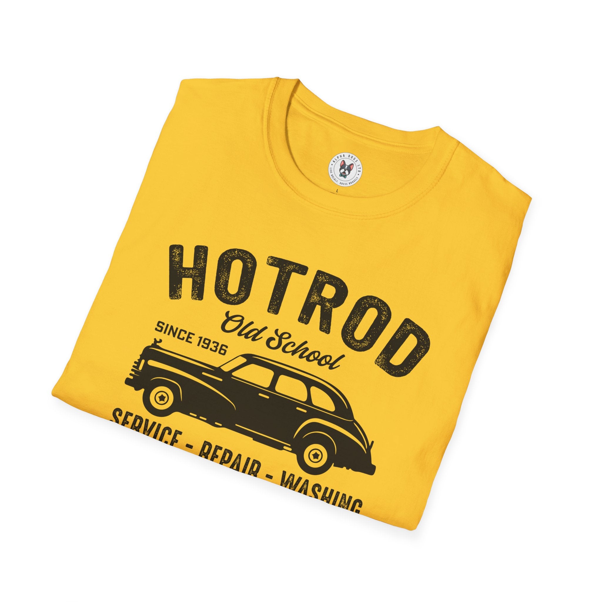 "HOTROD OLD SCHOOL" Unisex Soft style T-Shirt