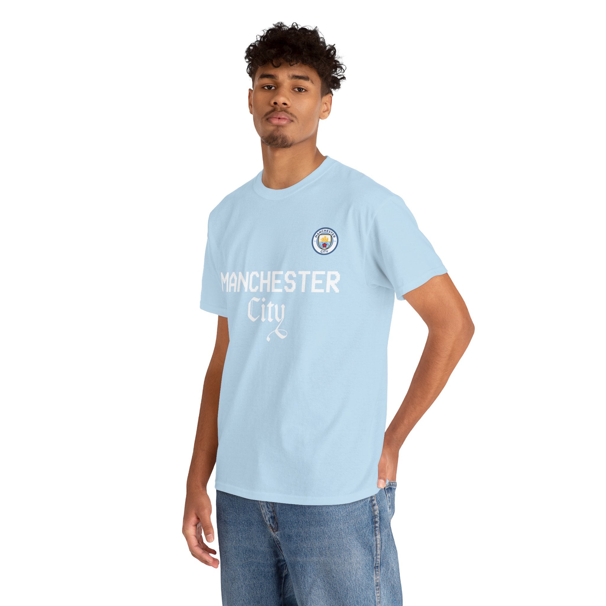 Manchester City Unisex Heavy Cotton Tee