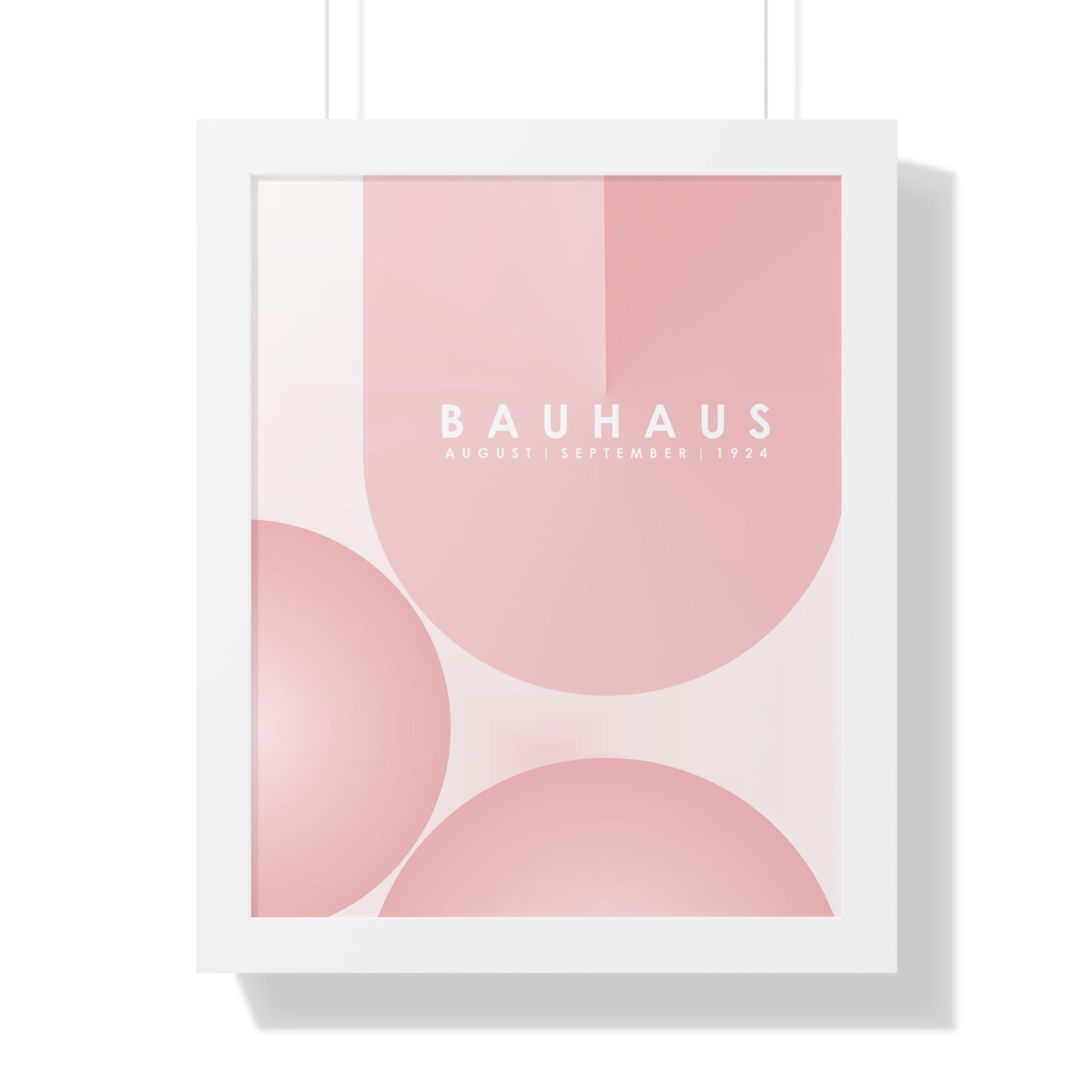 "BAUHAUS-STYLES-12" Framed Vertical Poster