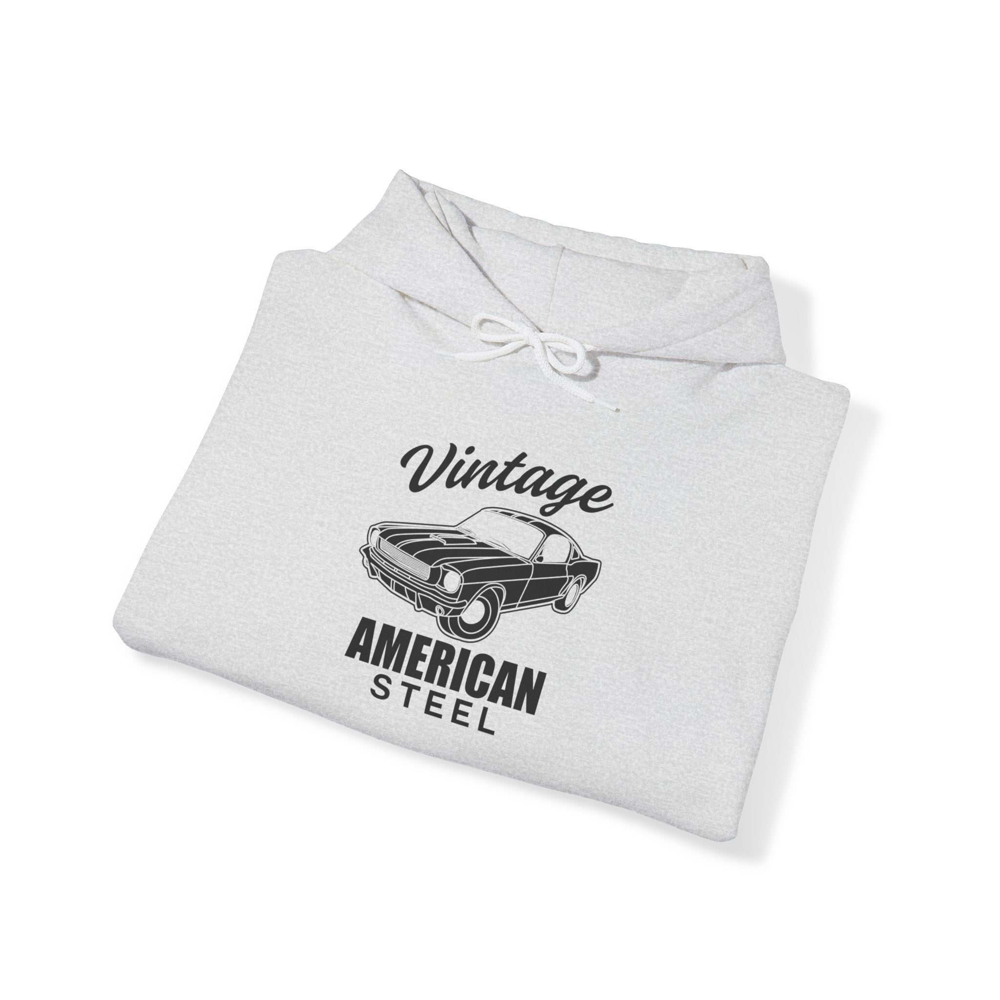 "VINTAGE AMERICAN STEEL" Unisex Heavy Blend™ Hooded Sweatshirt