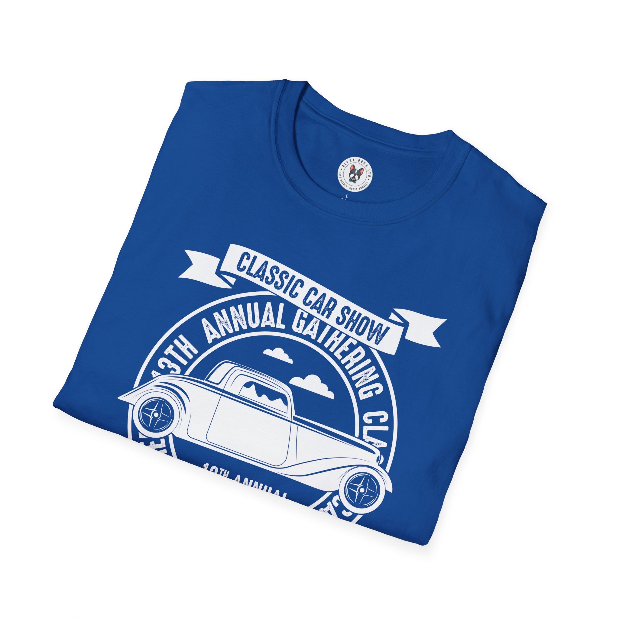 "CLASSIC CAR SHOW COMMUNITY DAY" Unisex Soft style T-Shirt