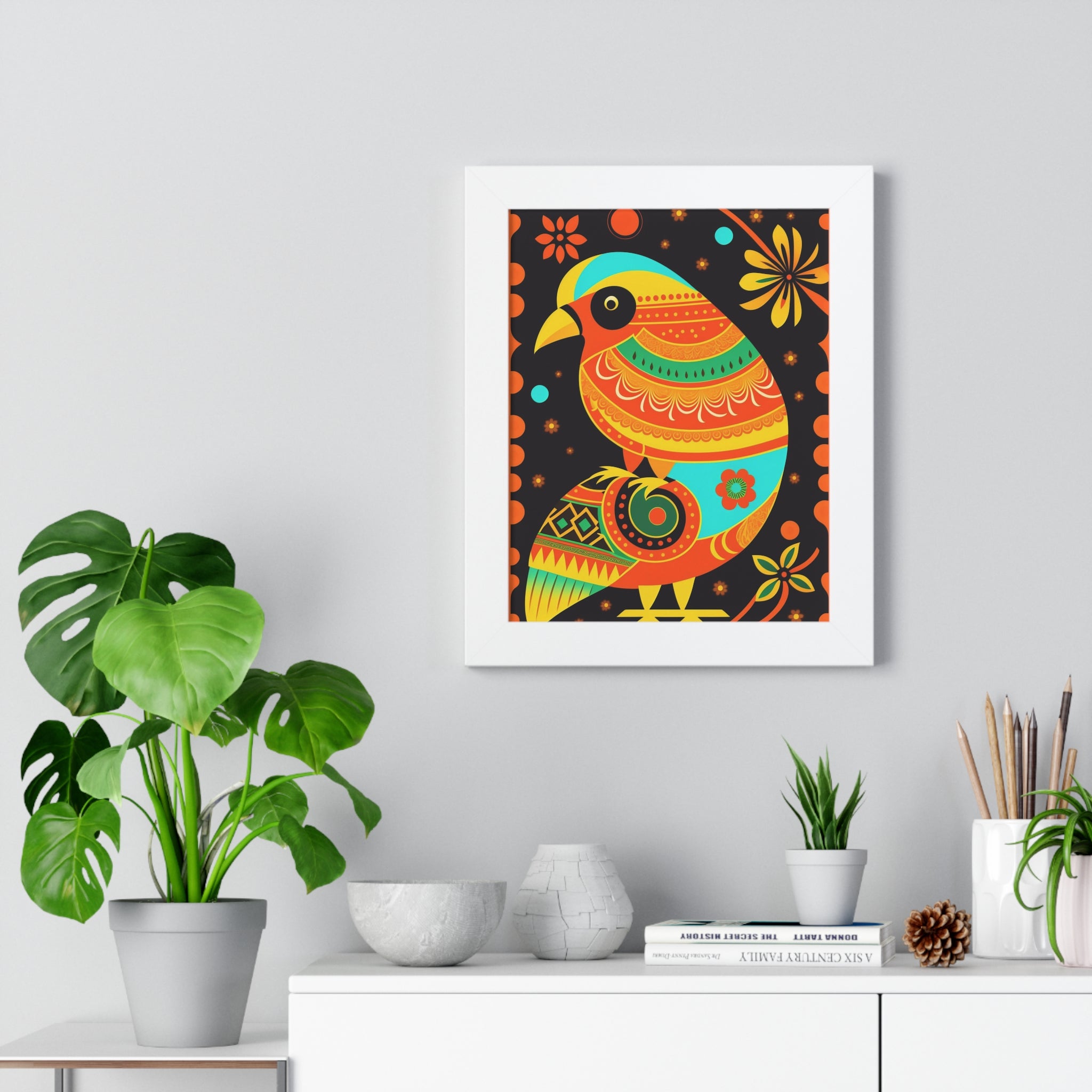 "BOHO" Framed Vertical Poster