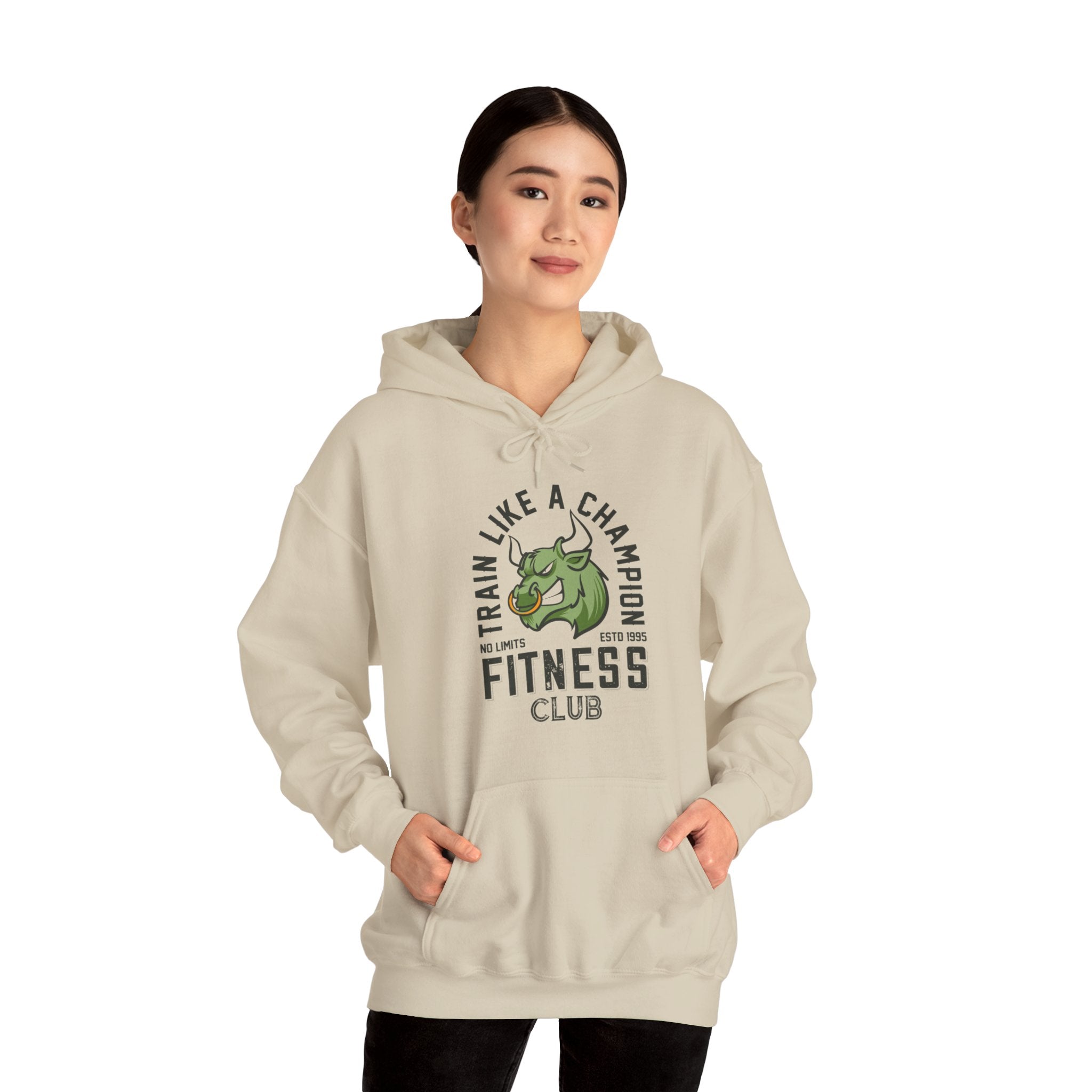 "Train Like A Champion" Unisex Heavy Blend™ Hooded Sweatshirt