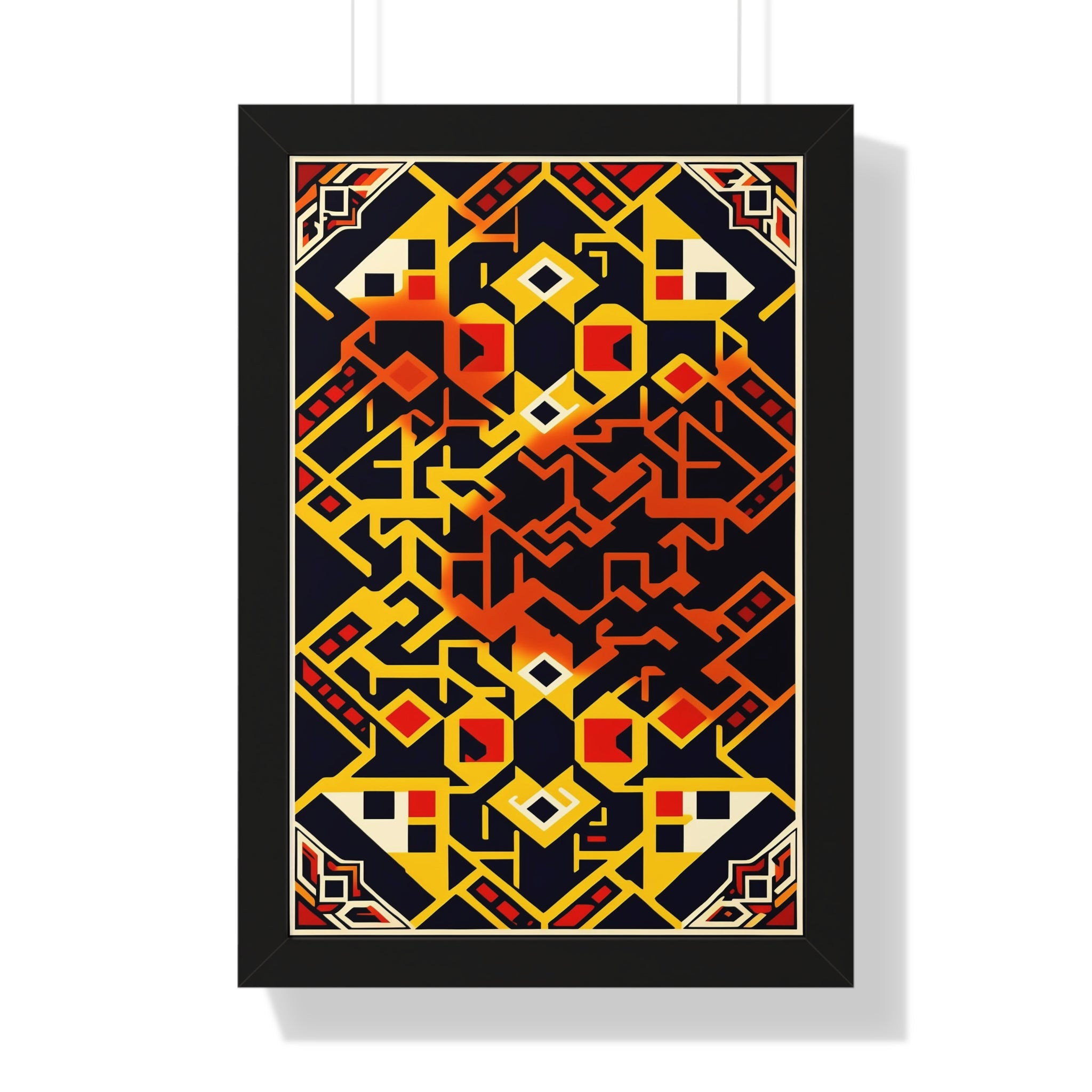 "BOHO" Framed Vertical Poster