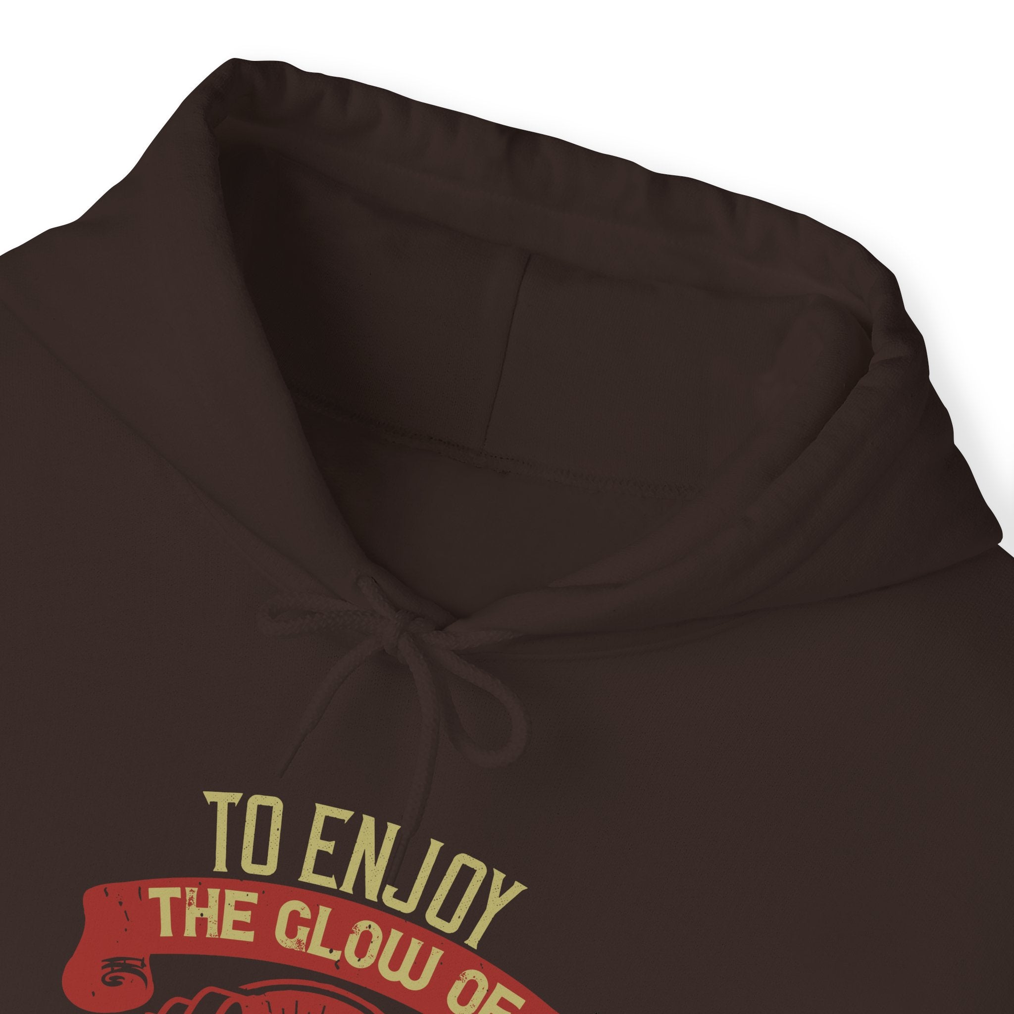 "To enjoy the glow of good health, you must exercise"  Unisex Heavy Blend™ Hooded Sweatshirt