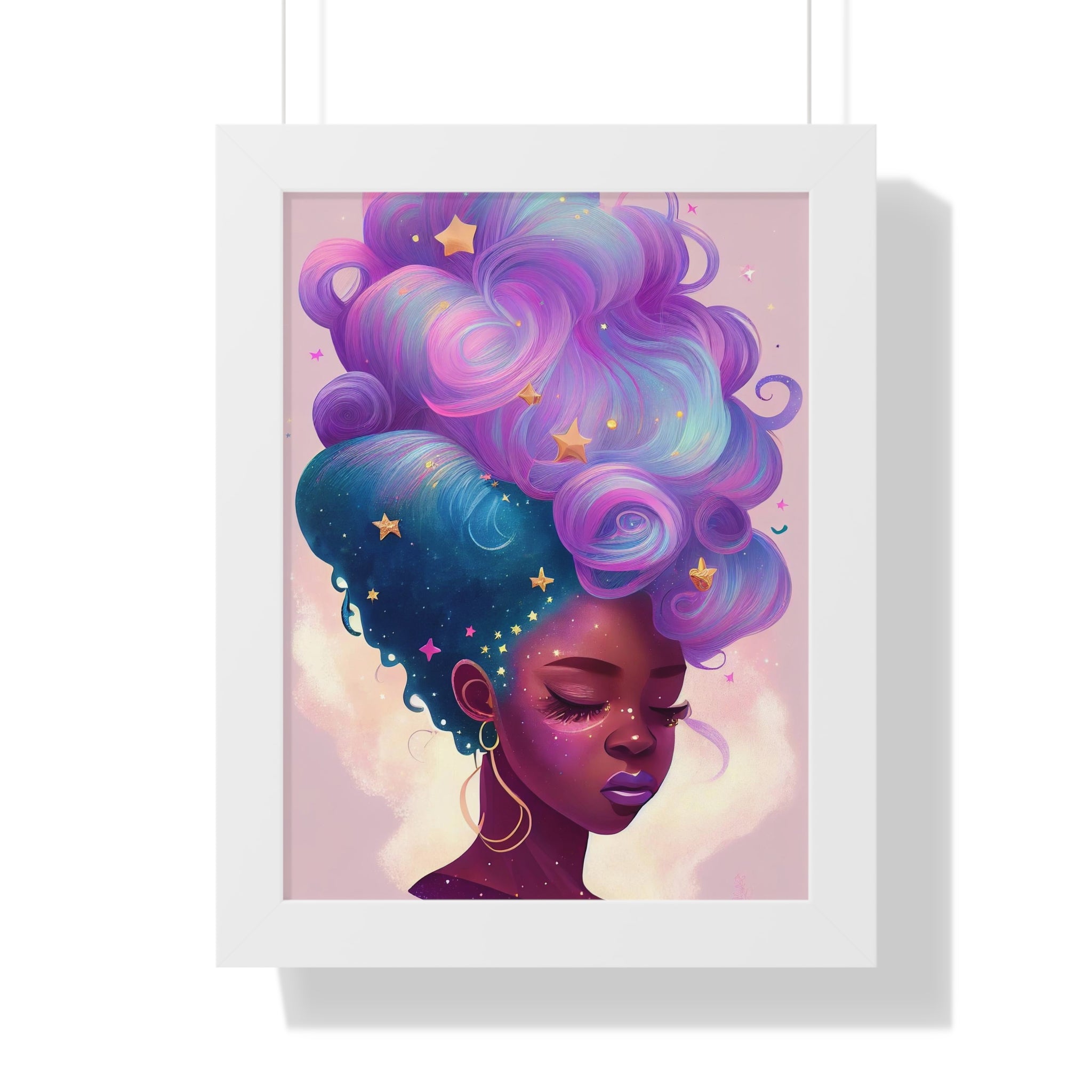 "BLACK GIRL MAGIC" Framed Vertical Poster