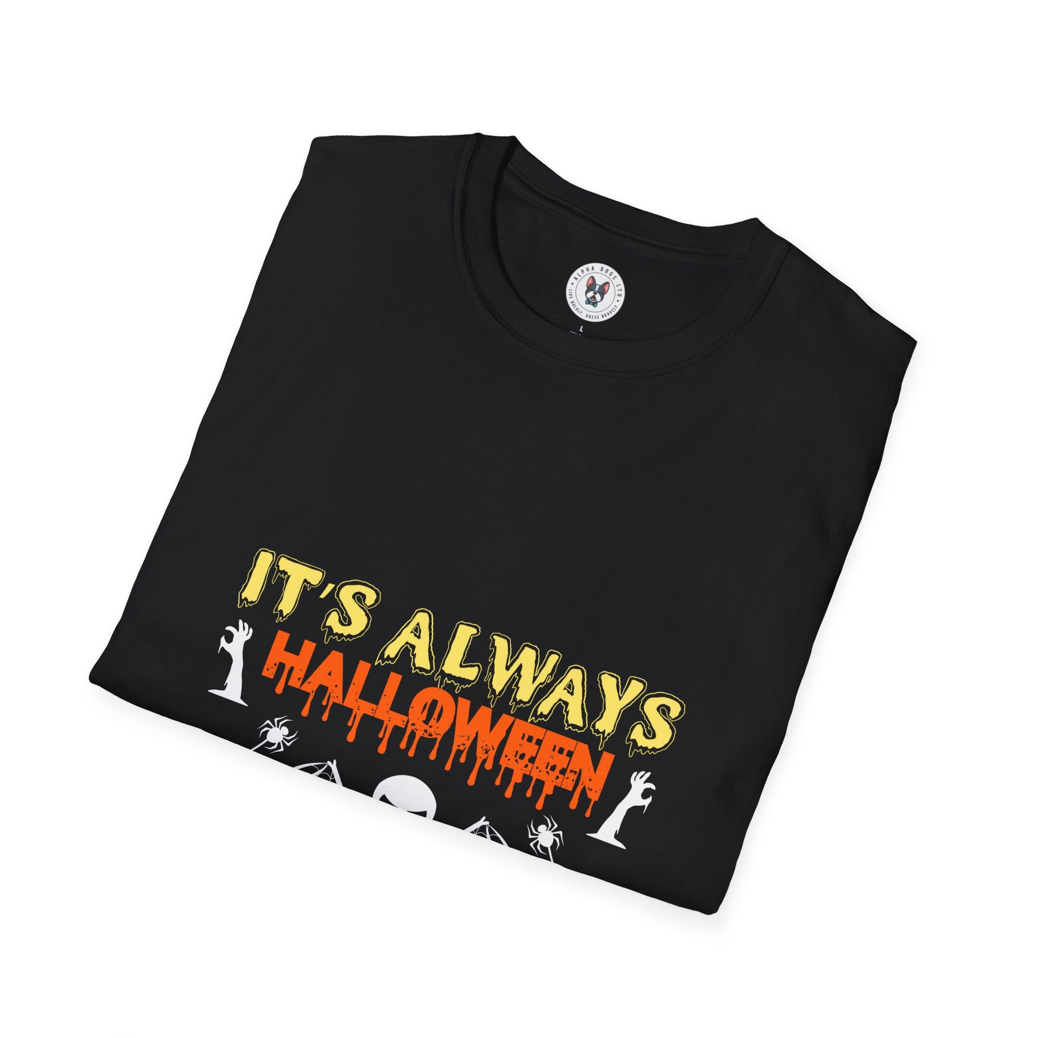 "IT'S ALWAYS HALLOWEEN INSIDE MY HEAD" Unisex Soft style T-Shirt