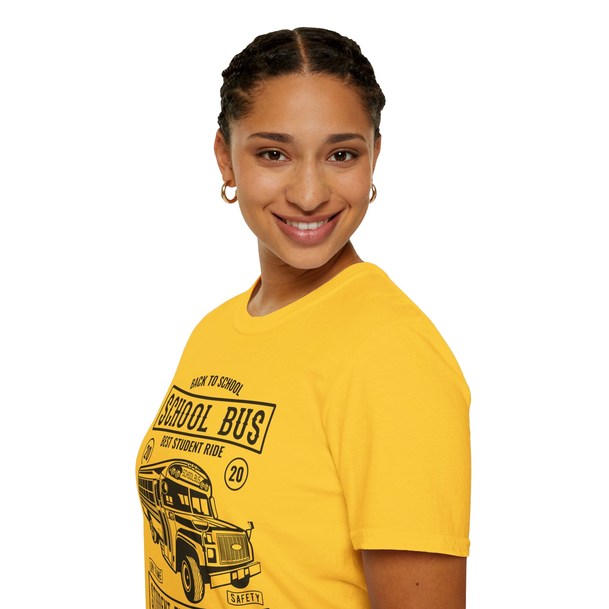 "SCHOOL BUS STUDENT TRANSPORTATION" Unisex Soft style T-Shirt