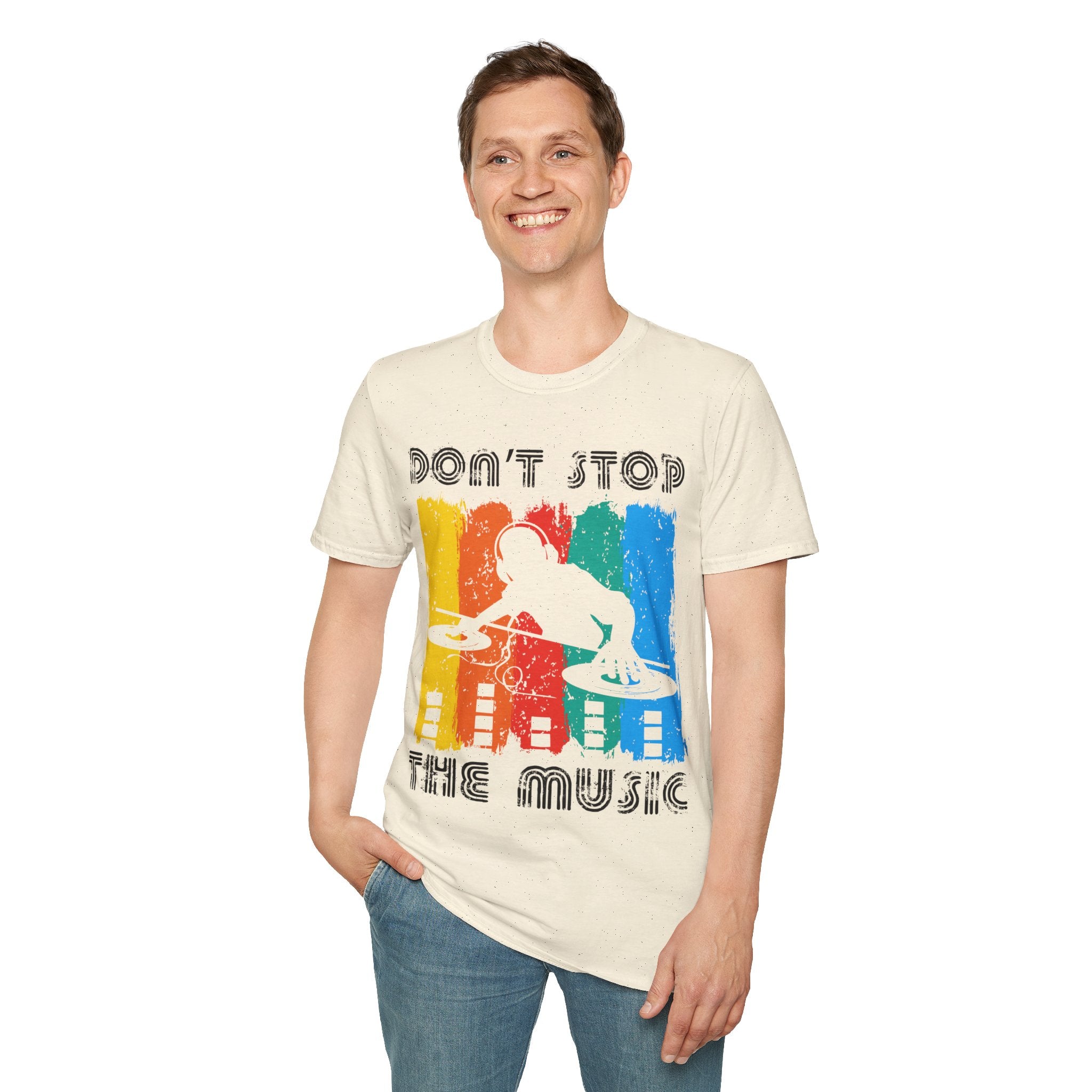 "Don't Stop the Music" Unisex Soft style T-Shirt