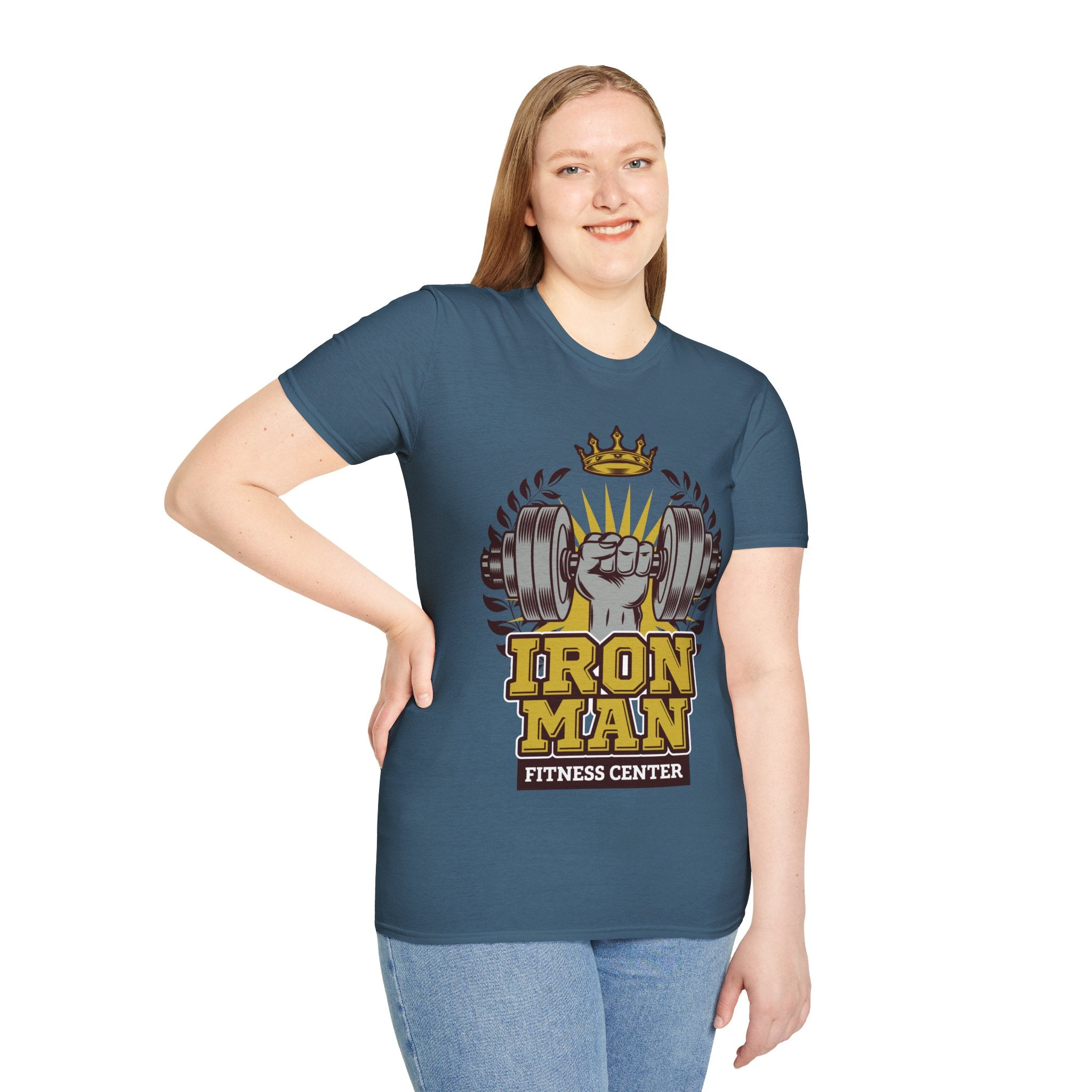 "IronMan Fitness Centre" Unisex Soft style T-Shirt