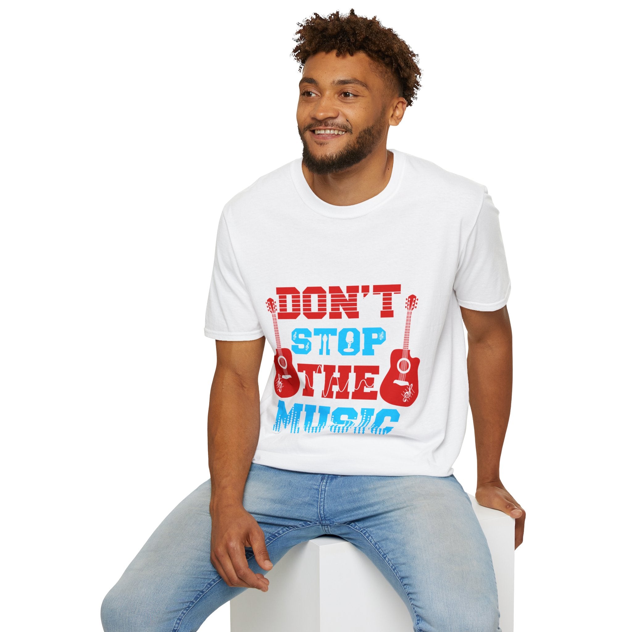 "Don't Stop The Music" Unisex Soft style T-Shirt