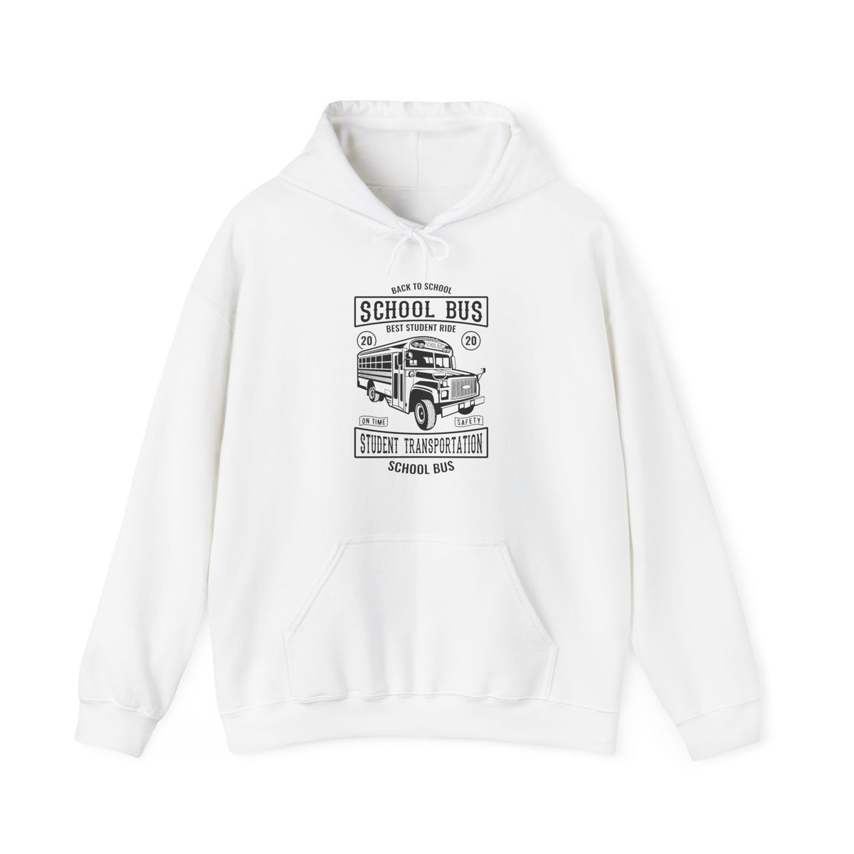 "SCHOOL BUS STUDENT TRANSPORTATION" Unisex Heavy Blend™ Hooded Sweatshirt