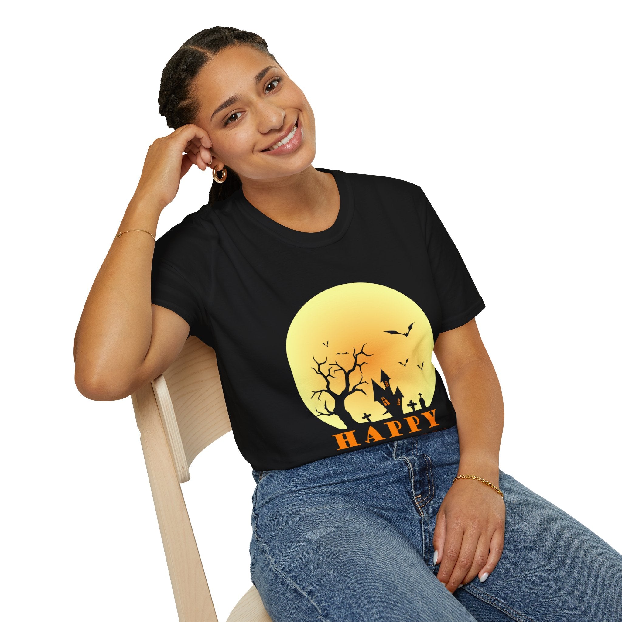 "HAPPY HALLOWEEN" Unisex Soft style T-Shirt