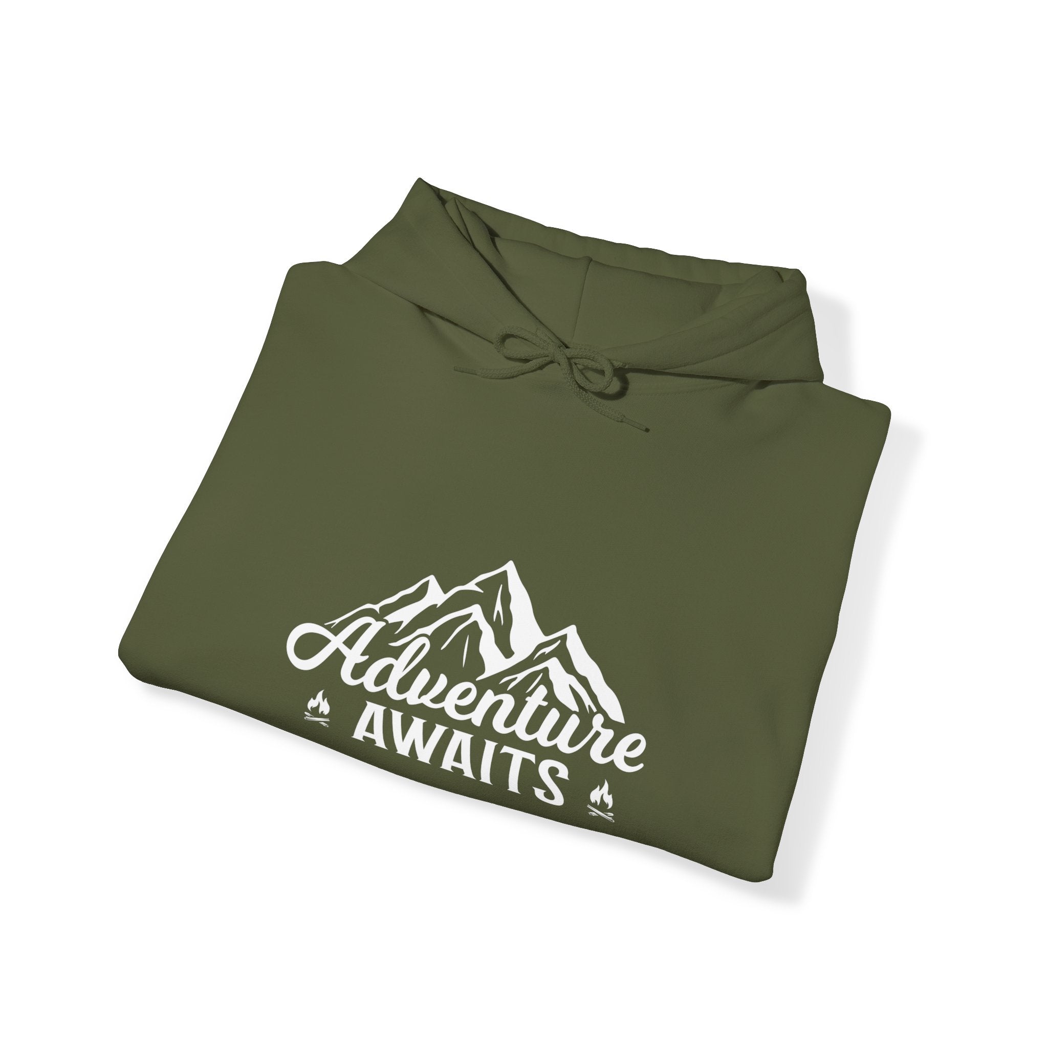 "Adventure Awaits" Unisex Heavy Blend™ Hooded Sweatshirt