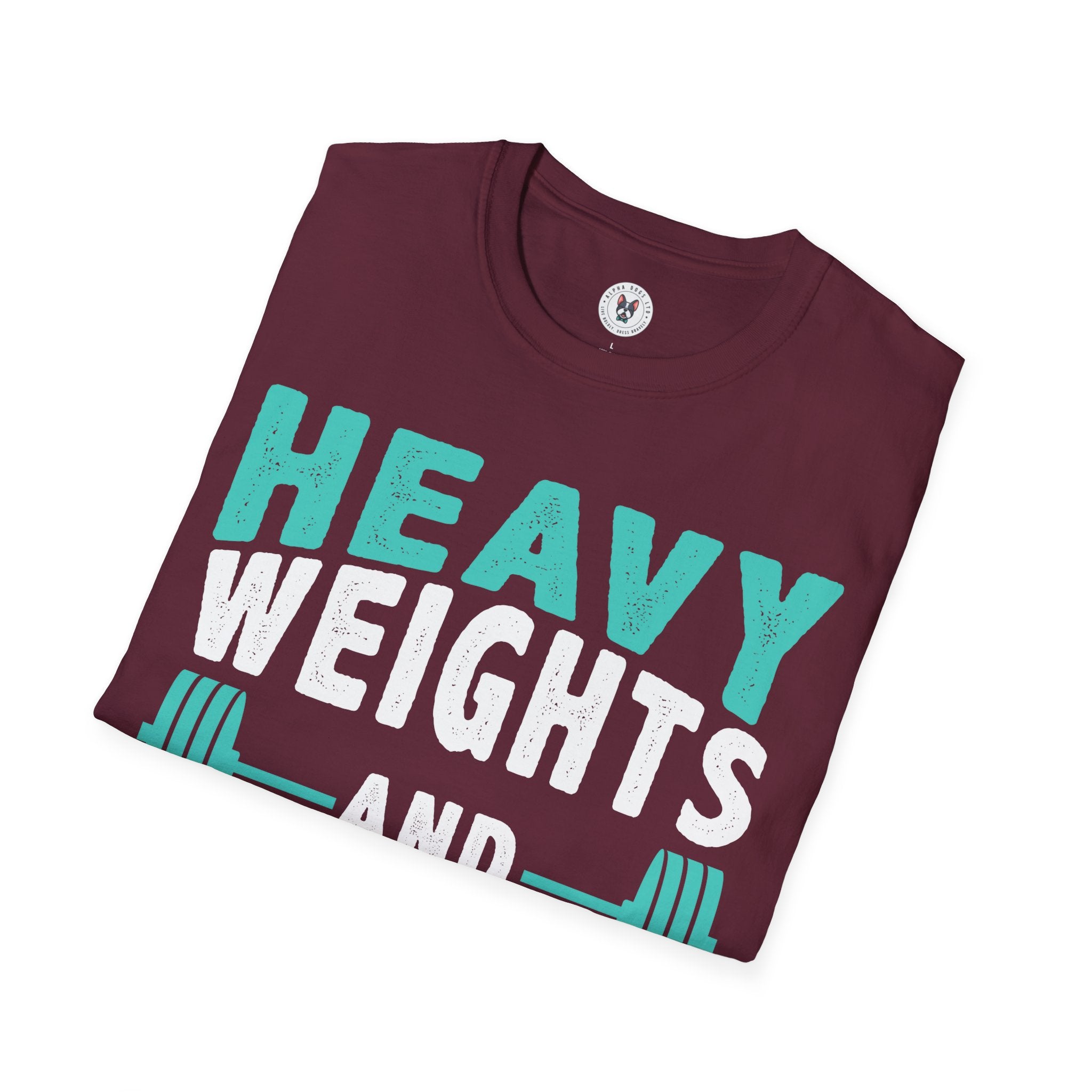 "Heavy Weights And Proteins Shakes" Unisex Soft Style T-Shirt