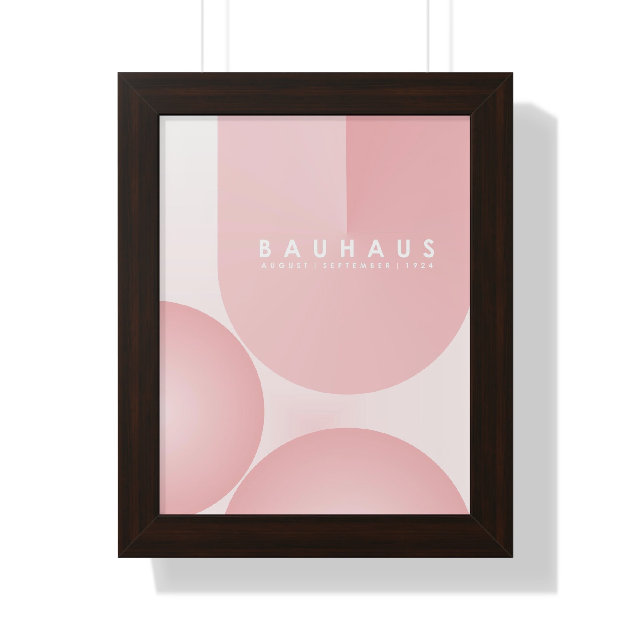 "BAUHAUS-STYLES-12" Framed Vertical Poster