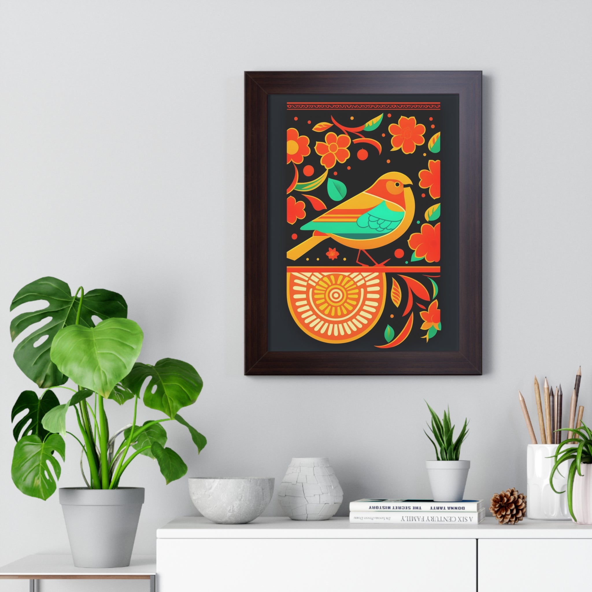 "BOHO" Framed Vertical Poster