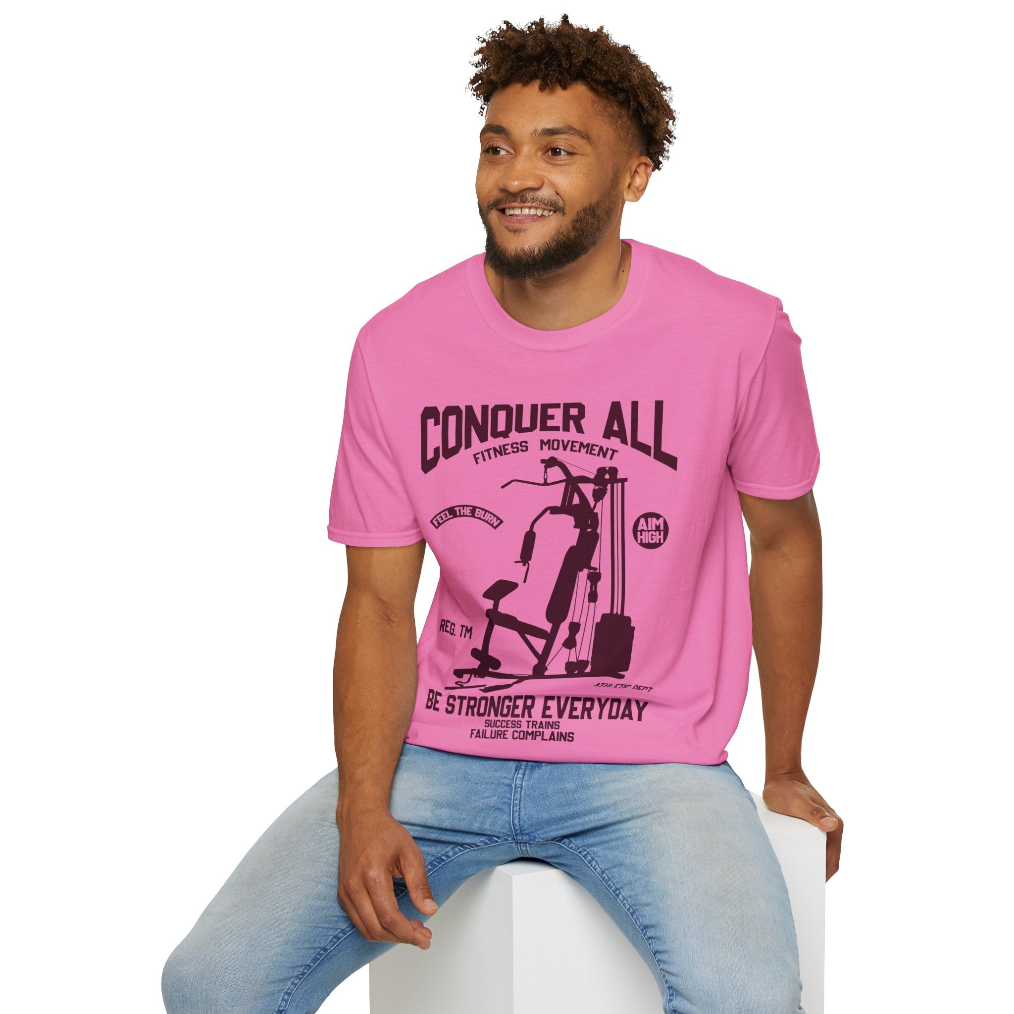 "Conquer All Be Stronger Everyday" Unisex Soft style T-Shirt