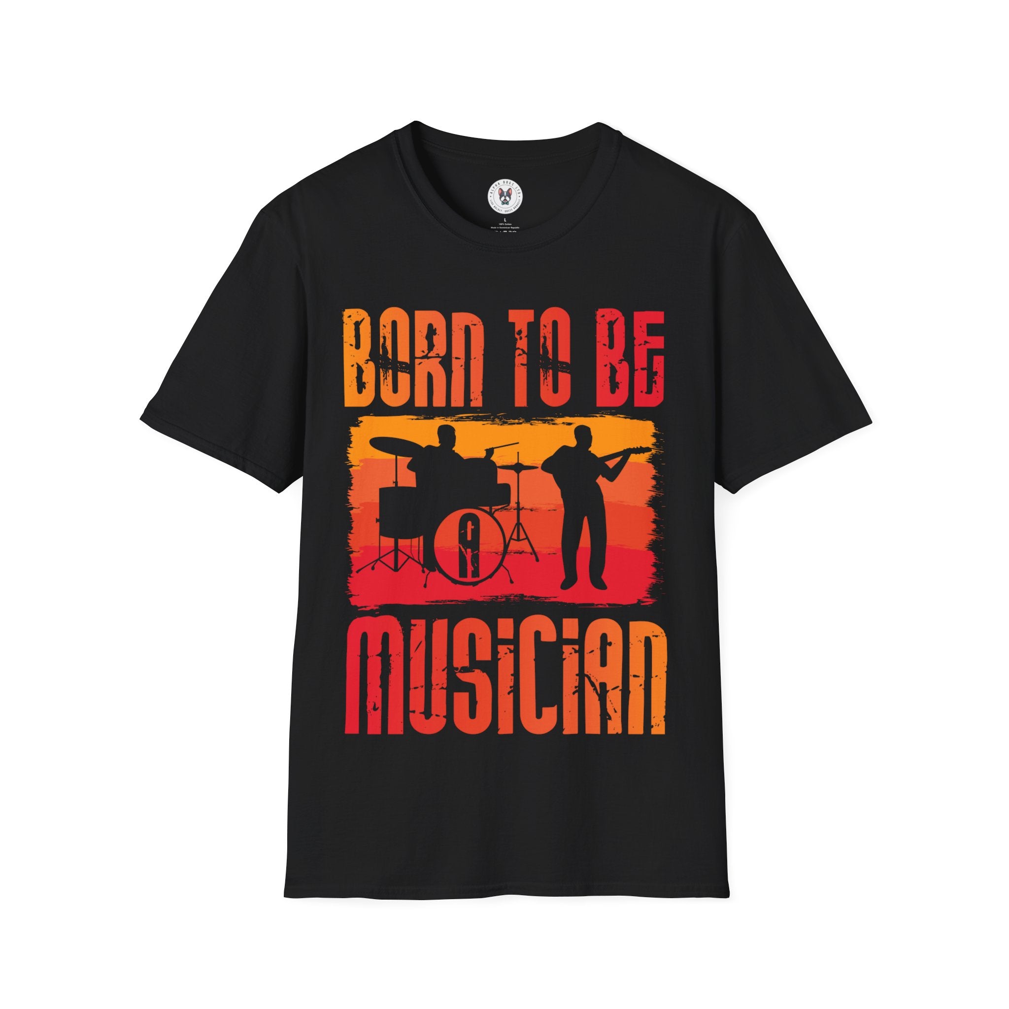 "Born To Be Musician" Unisex Soft style T-Shirt