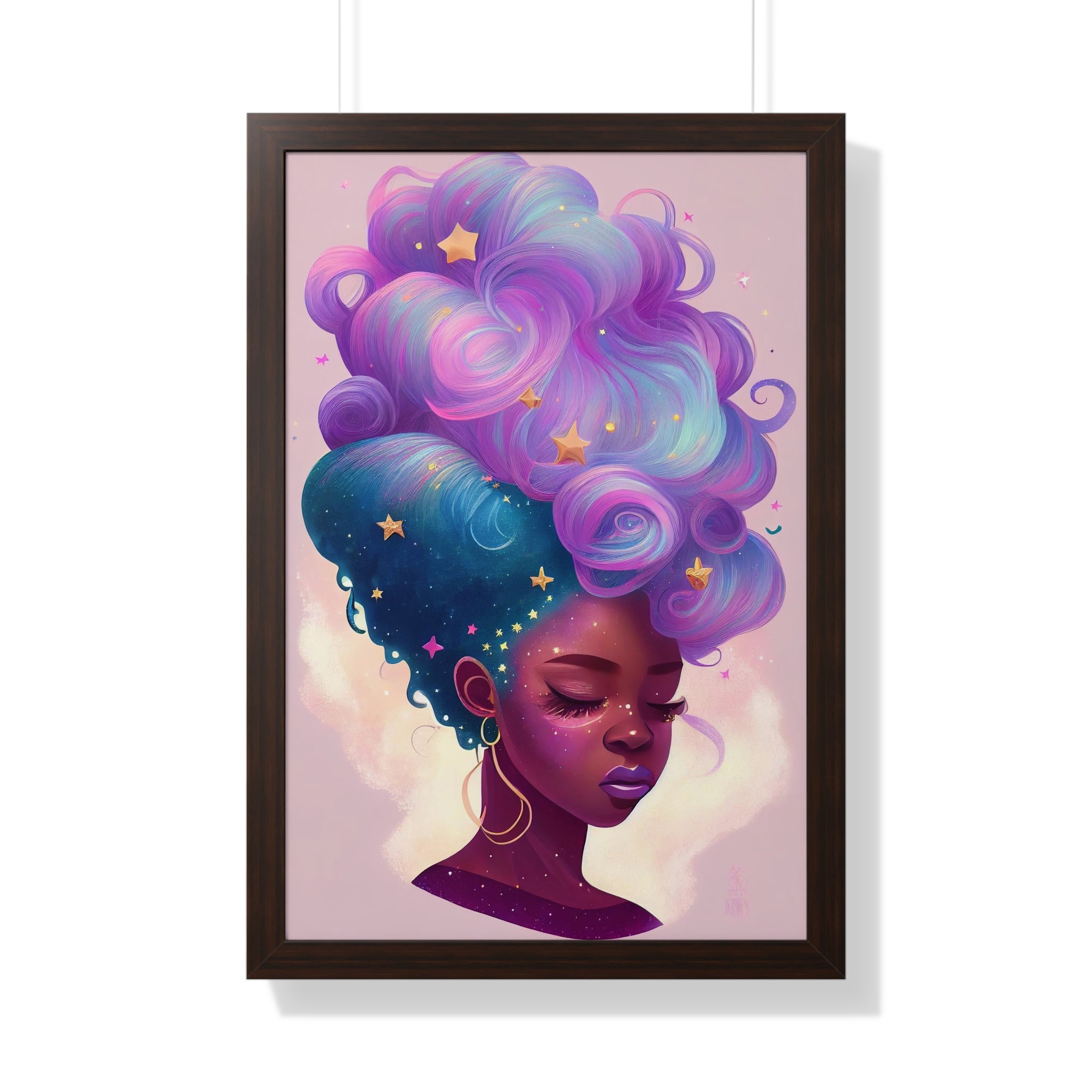 "BLACK GIRL MAGIC" Framed Vertical Poster