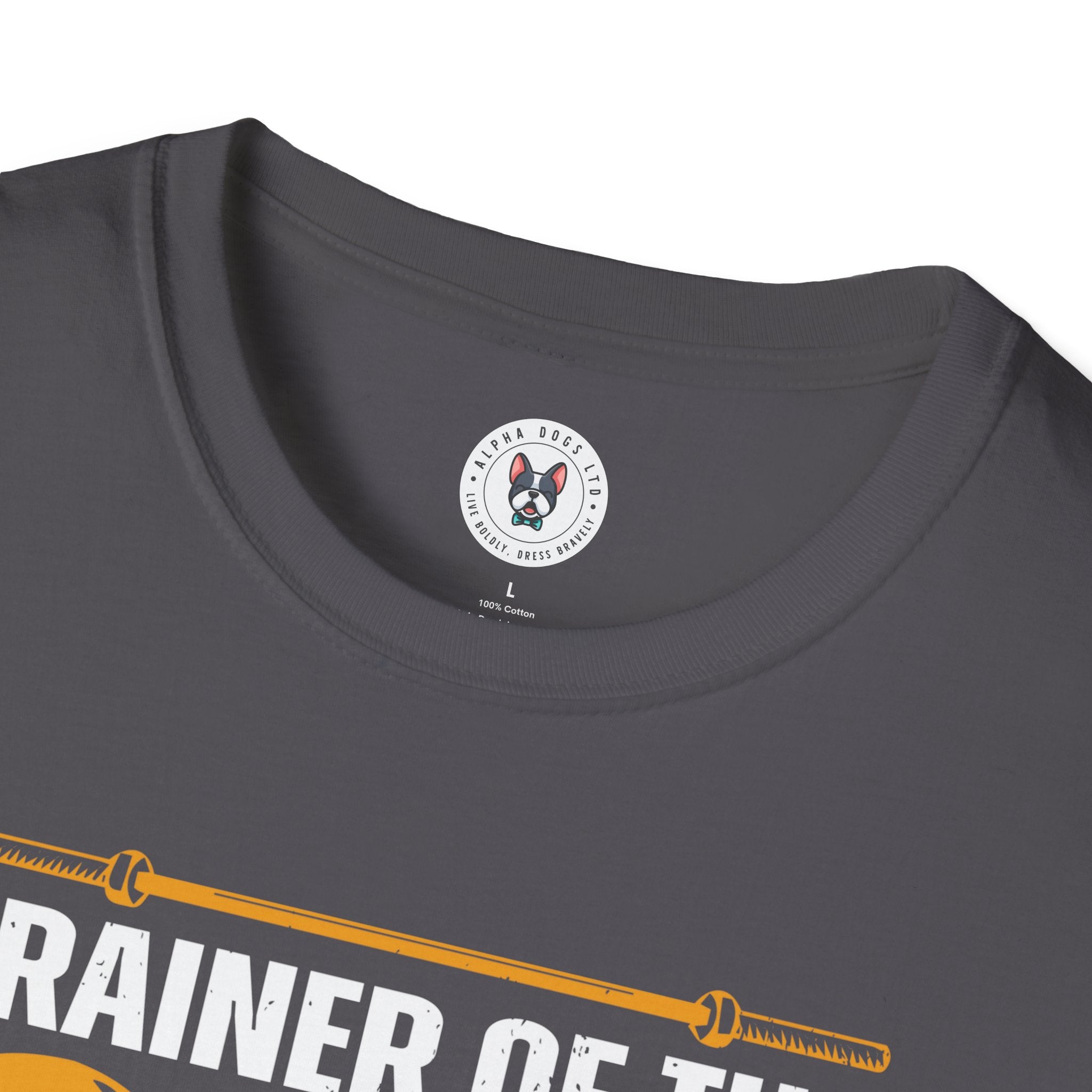 "Trainer Of The Gym TrainOr Die" Unisex Soft style T-Shirt