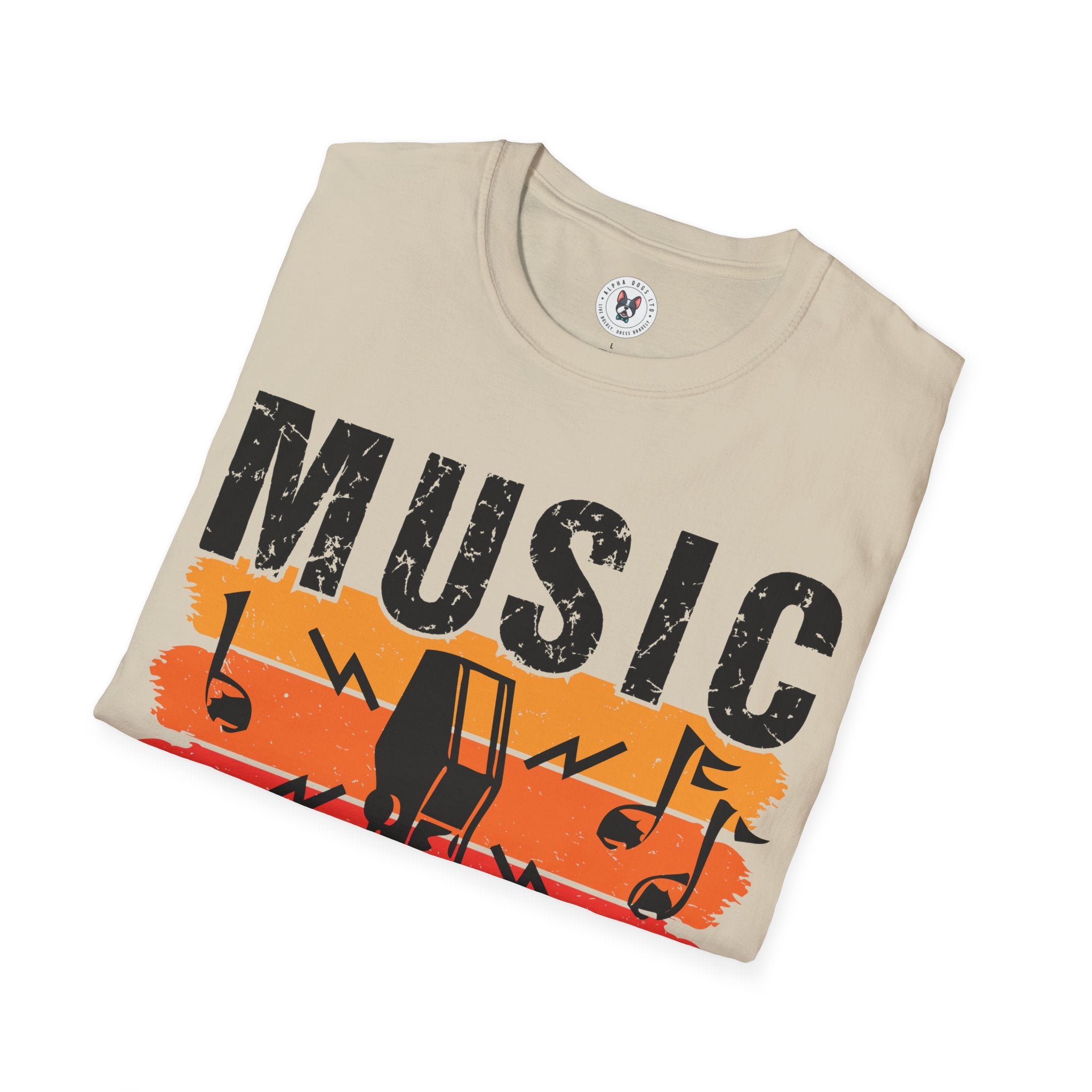 "Music Can Change The World" Unisex Soft style T-Shirt