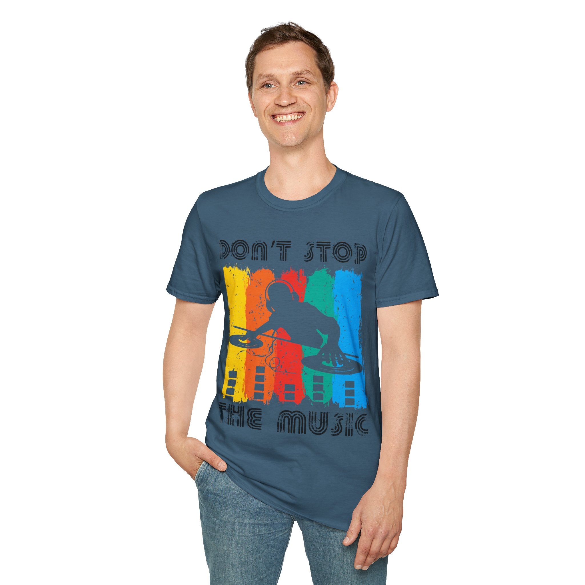 "Don't Stop the Music" Unisex Soft style T-Shirt