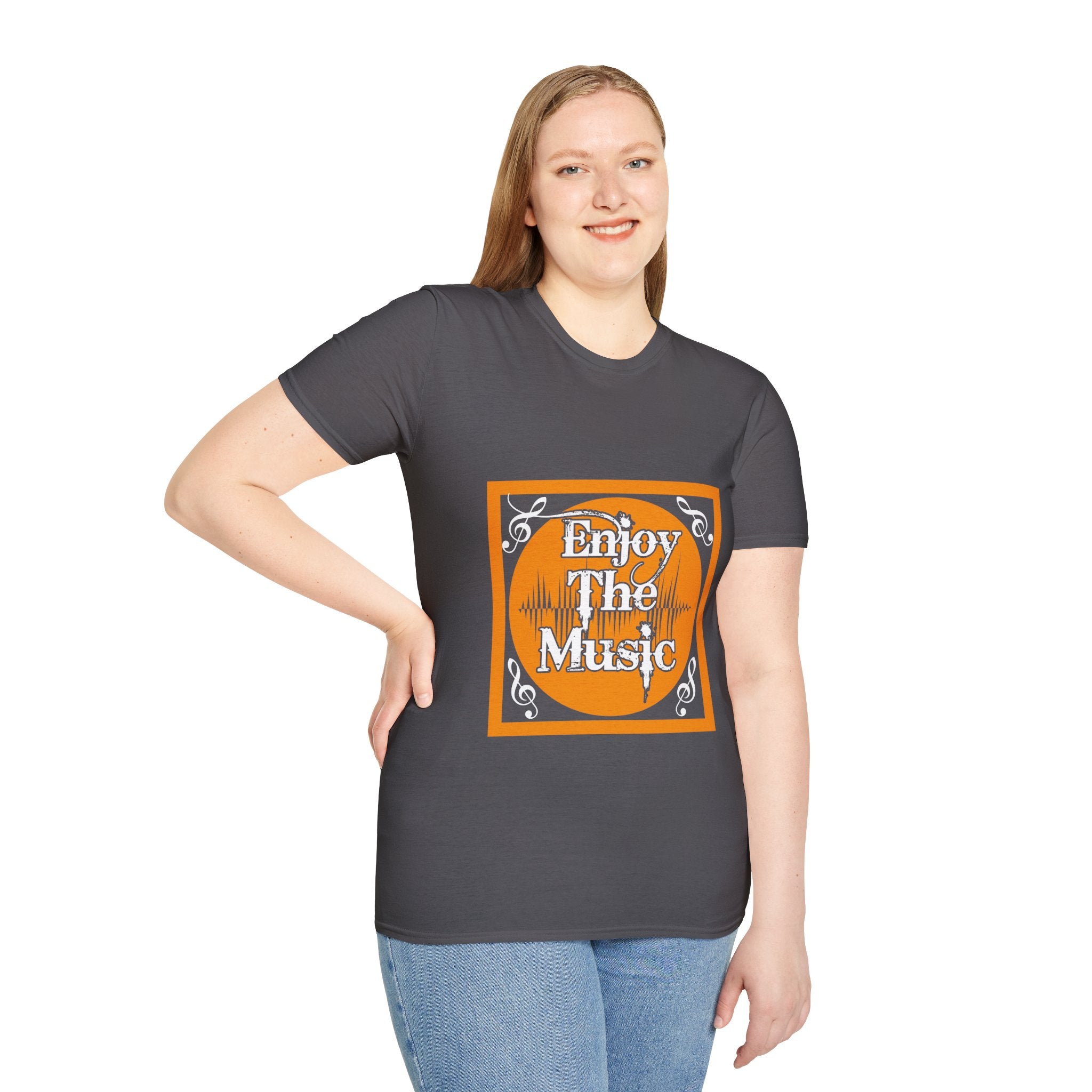 "Enjoy The Music" Unisex Soft style T-Shirt